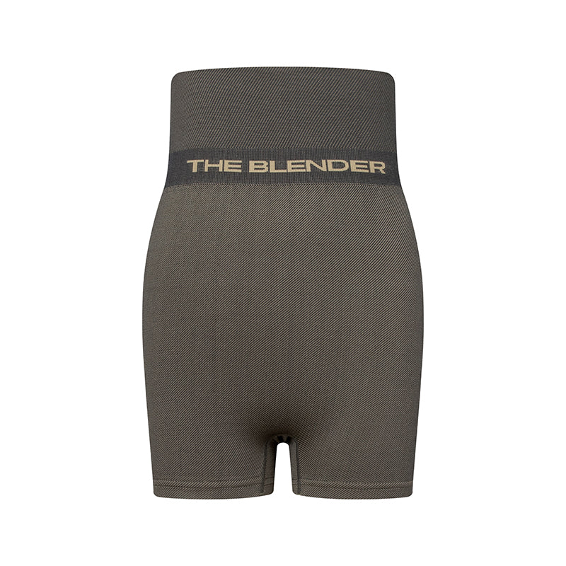 SKIN JEANS-High waisted boxer shorts - The Blender