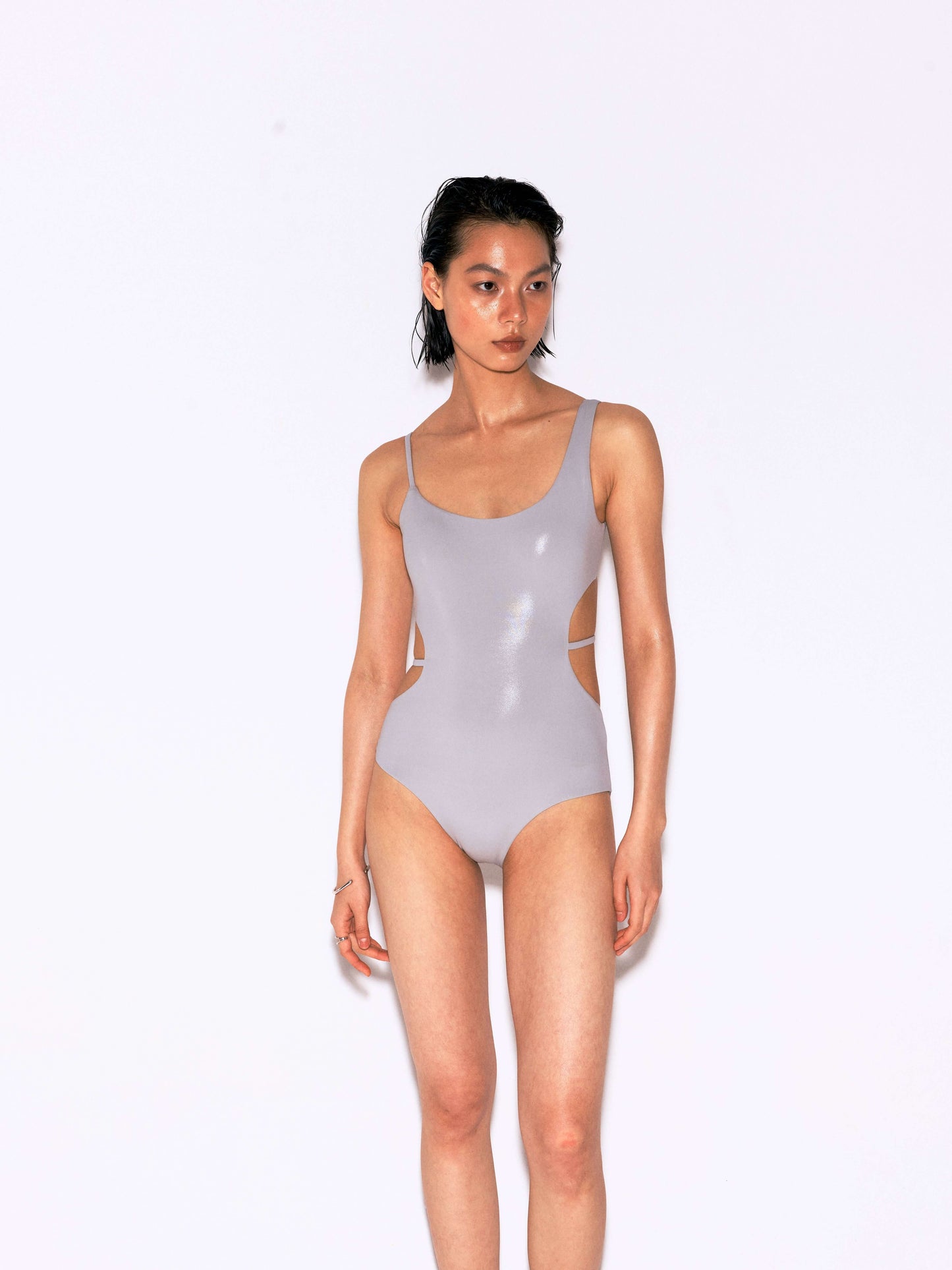 Asymmetrical One-Piece Swimsuit