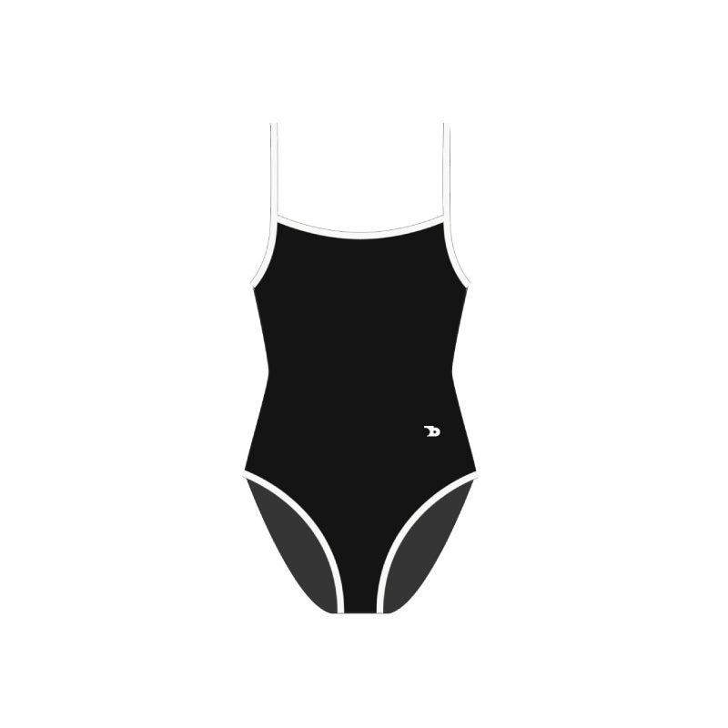 Clashing colors one-piece swimming costume - The Blender