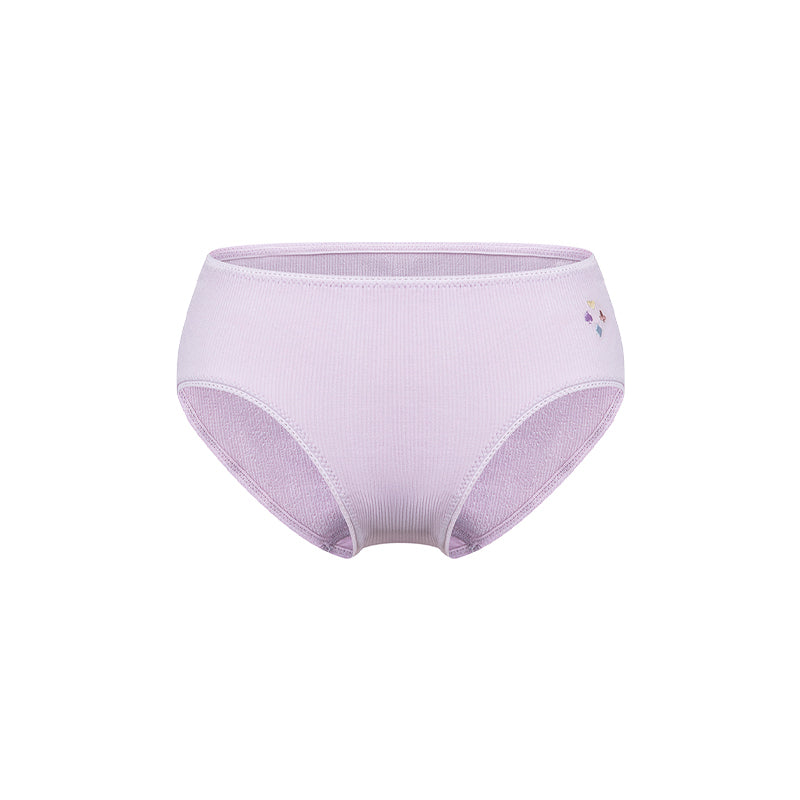 Games Print Embroidery Ribbed Low Waist Triangle Briefs