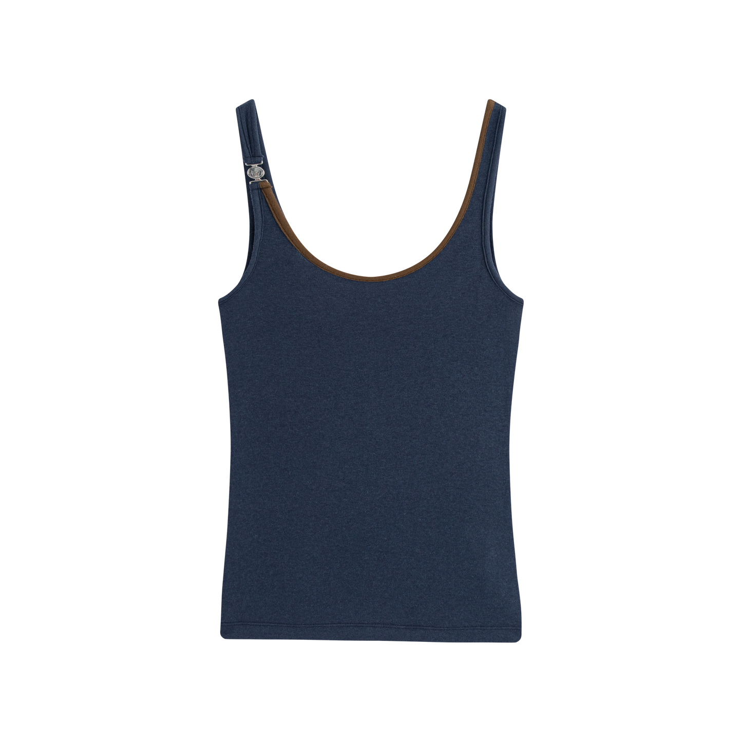 Contrast Trim Open Back Loose Fit Cami Top - The Blender