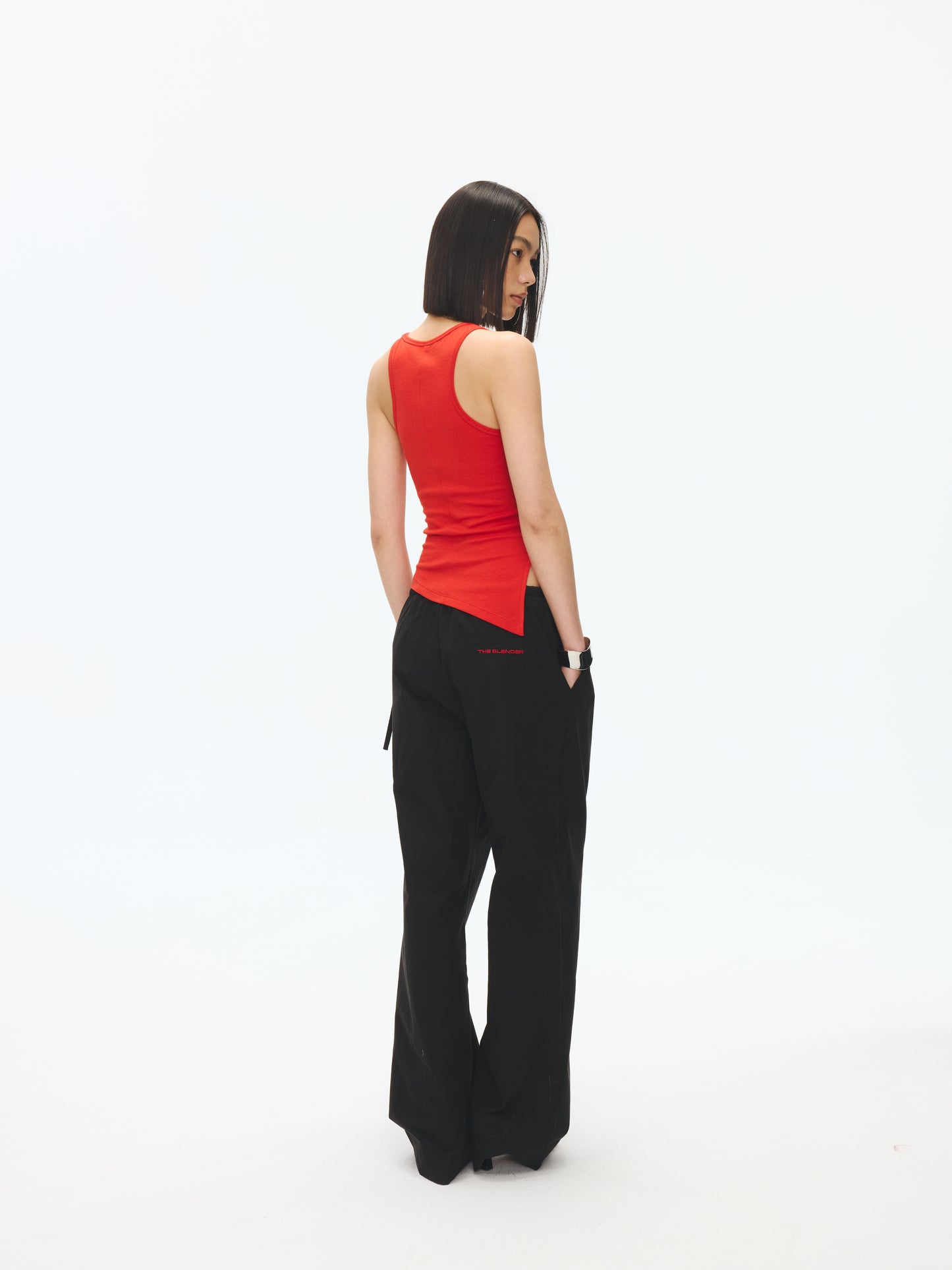 Relaxed Straight-Leg Casual Pants