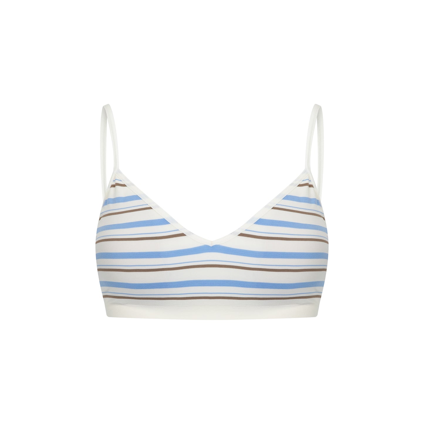 Striped Triangle Bra - The Blender