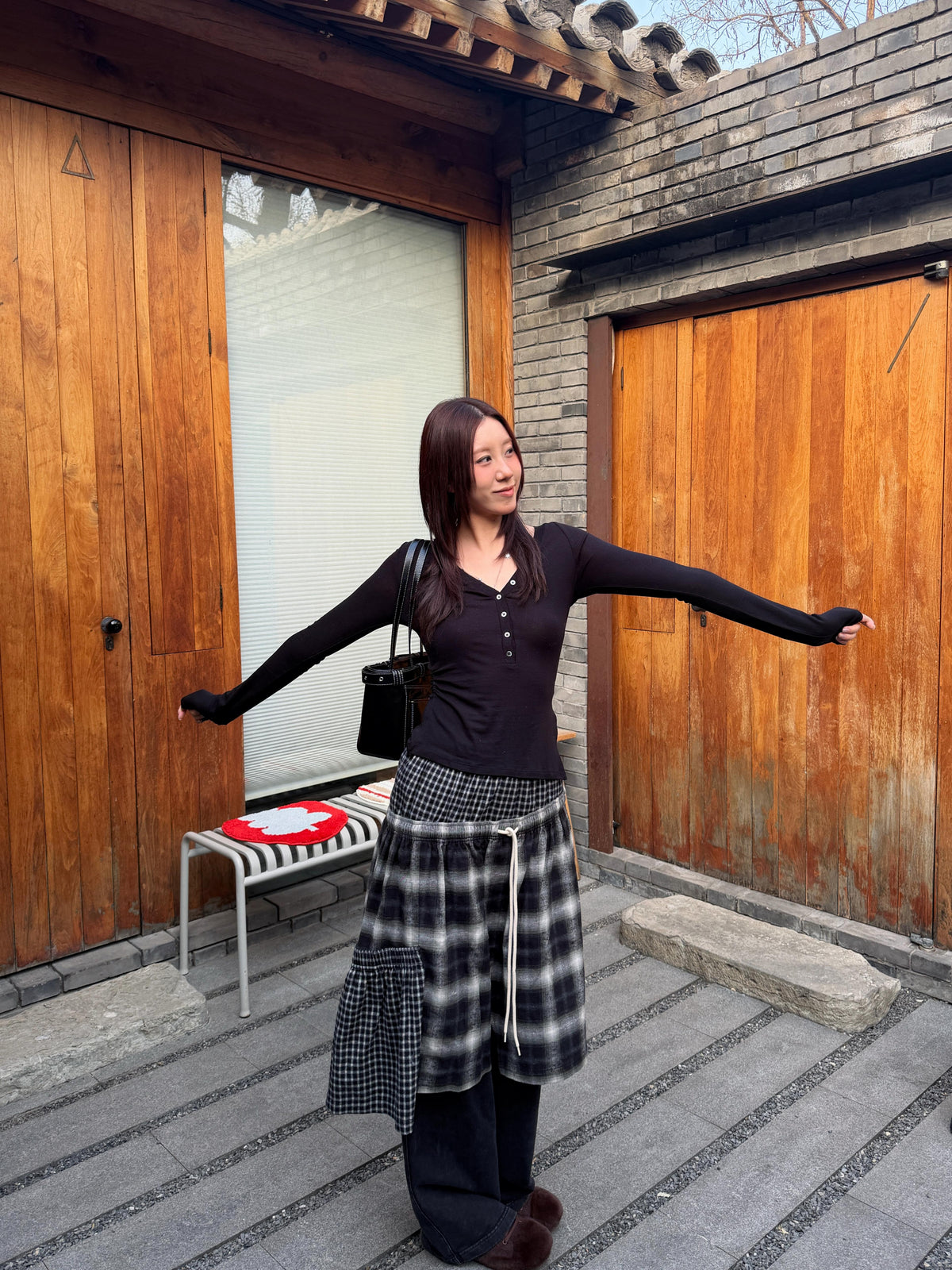 Asymmetrical Henley Top: My Cozy Winter Style Staple