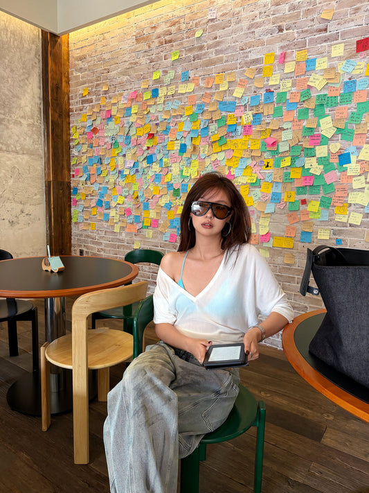 Sun-Kissed Style: Aqua Petite Triangle Cup Bra