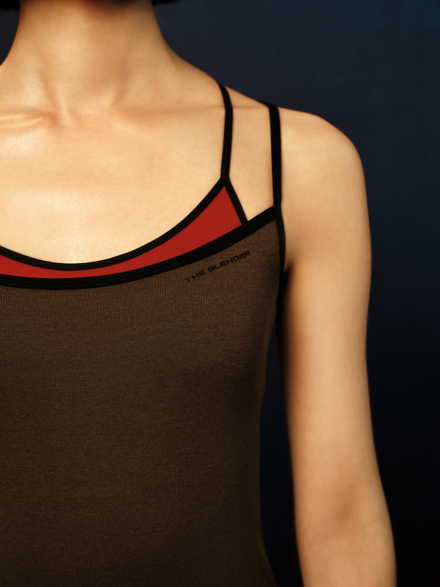 Crew Neck Y-Back Strappy Backless Cami Top - The Blender