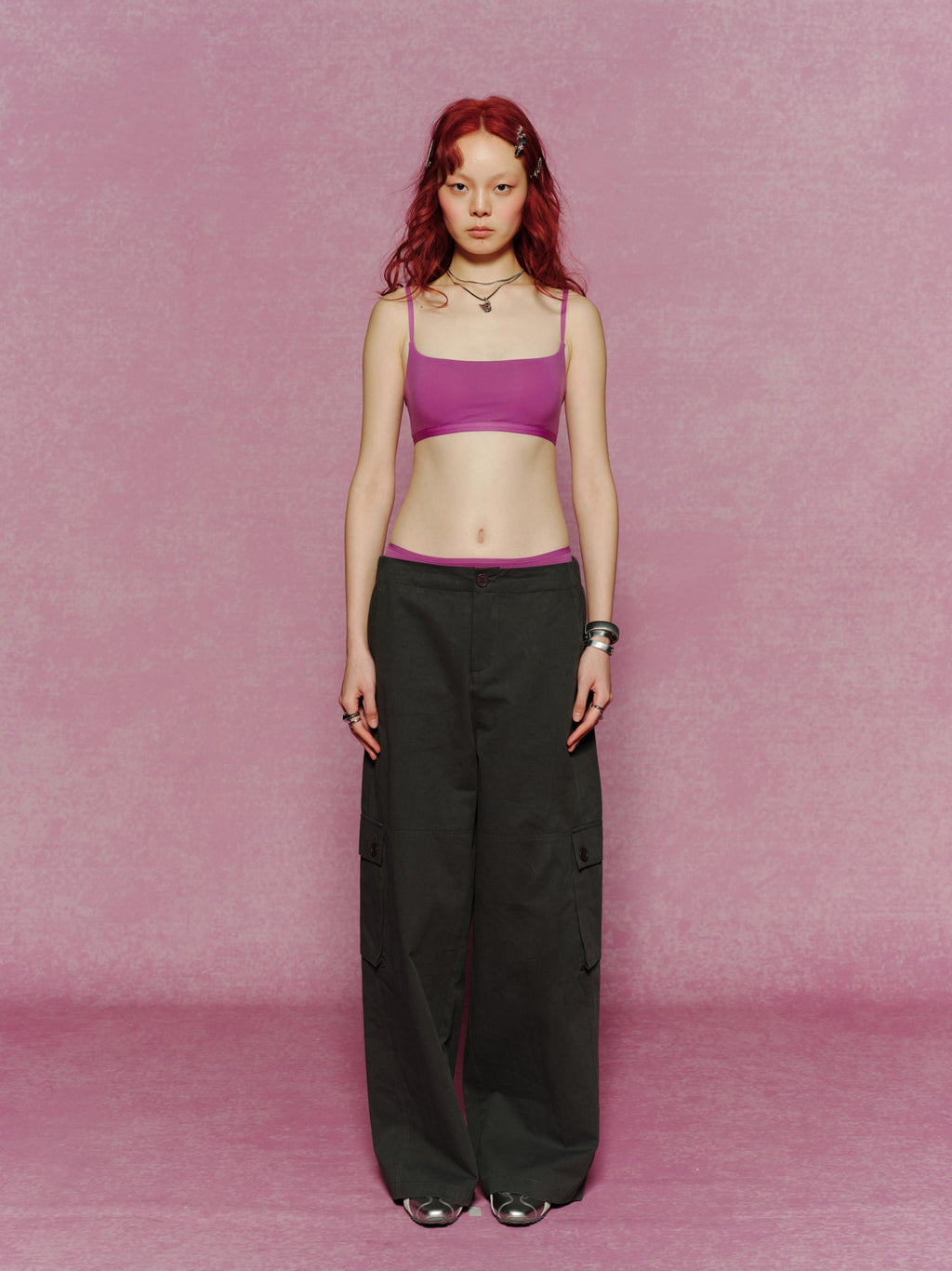 Smooth Narrow Cup Tank Bralette with Fixed Pads - The Blender