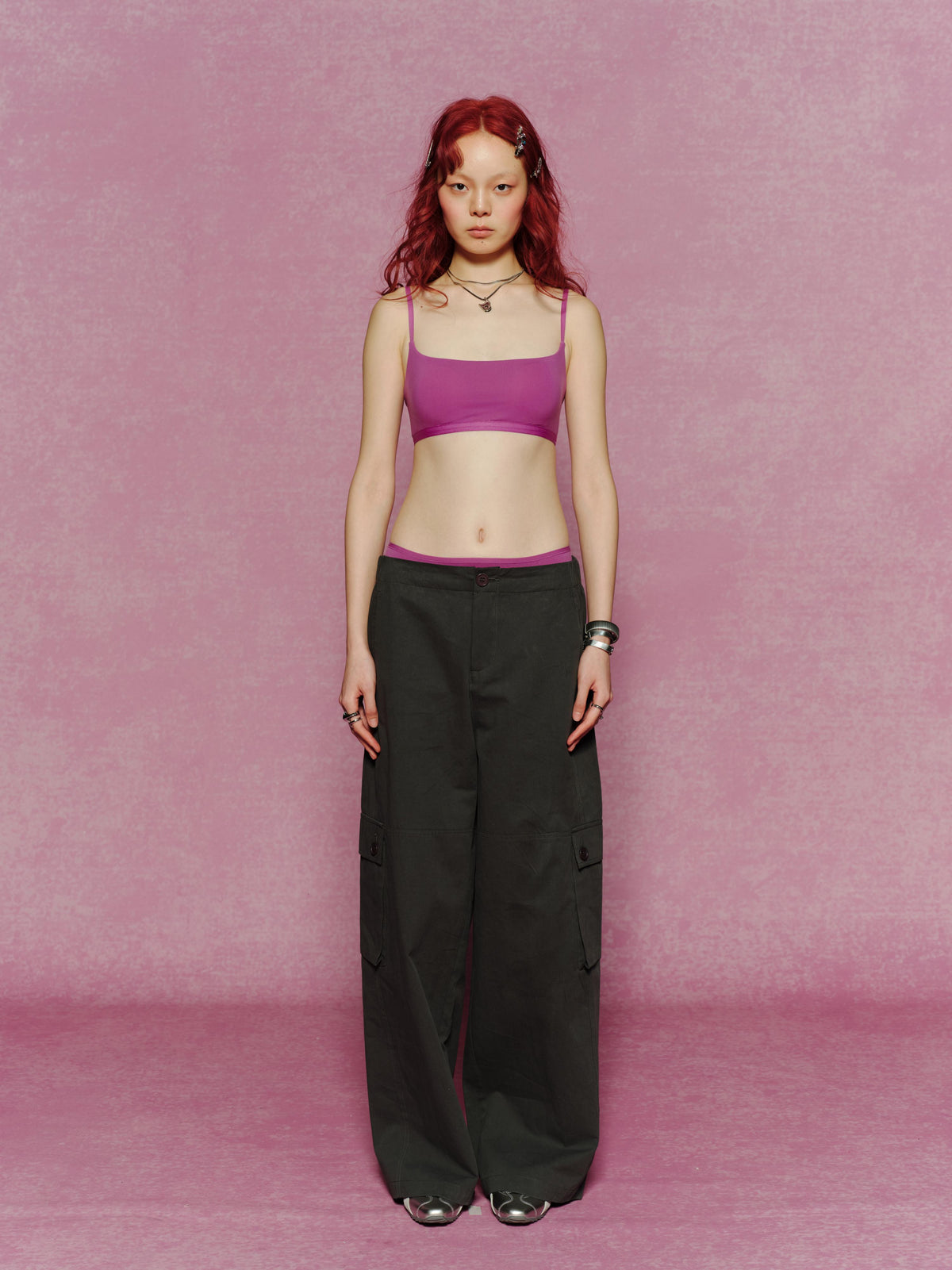 Smooth Narrow Cup Tank Bralette with Fixed Pads - The Blender