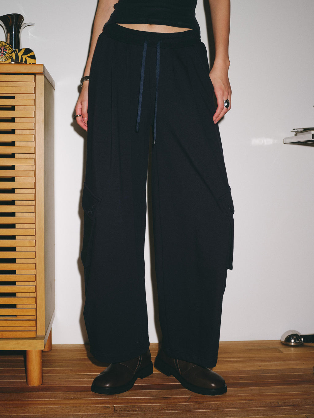 Oversized Cargo Pocket Casual Pants