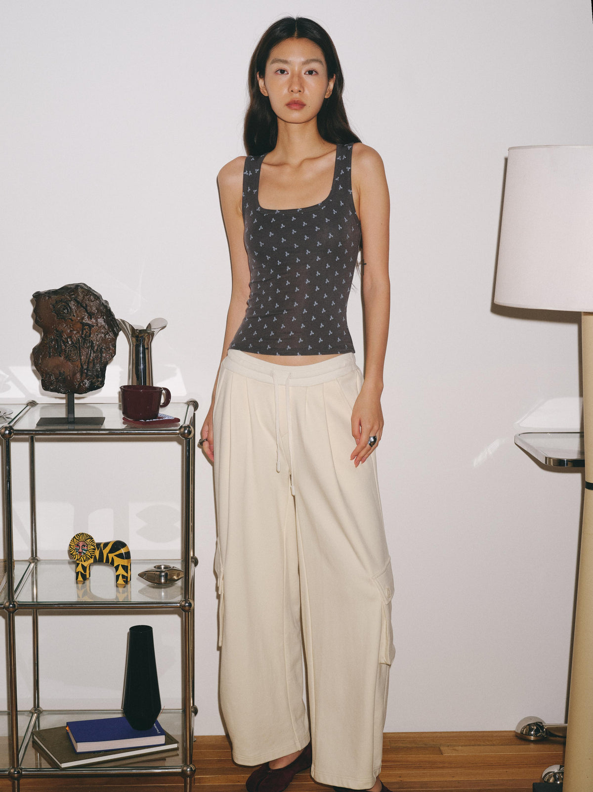 Oversized Cargo Pocket Casual Pants