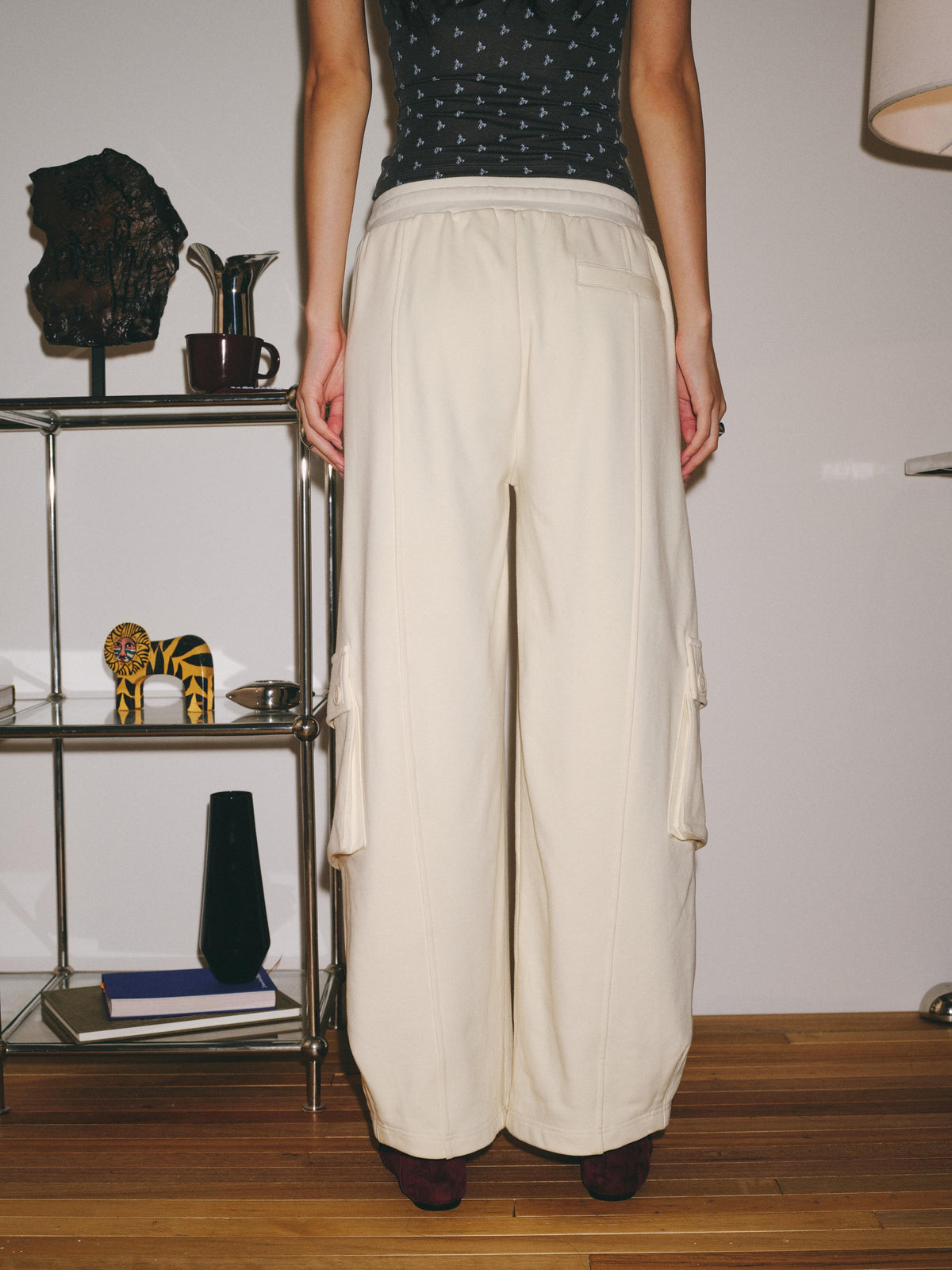 Oversized Cargo Pocket Casual Pants