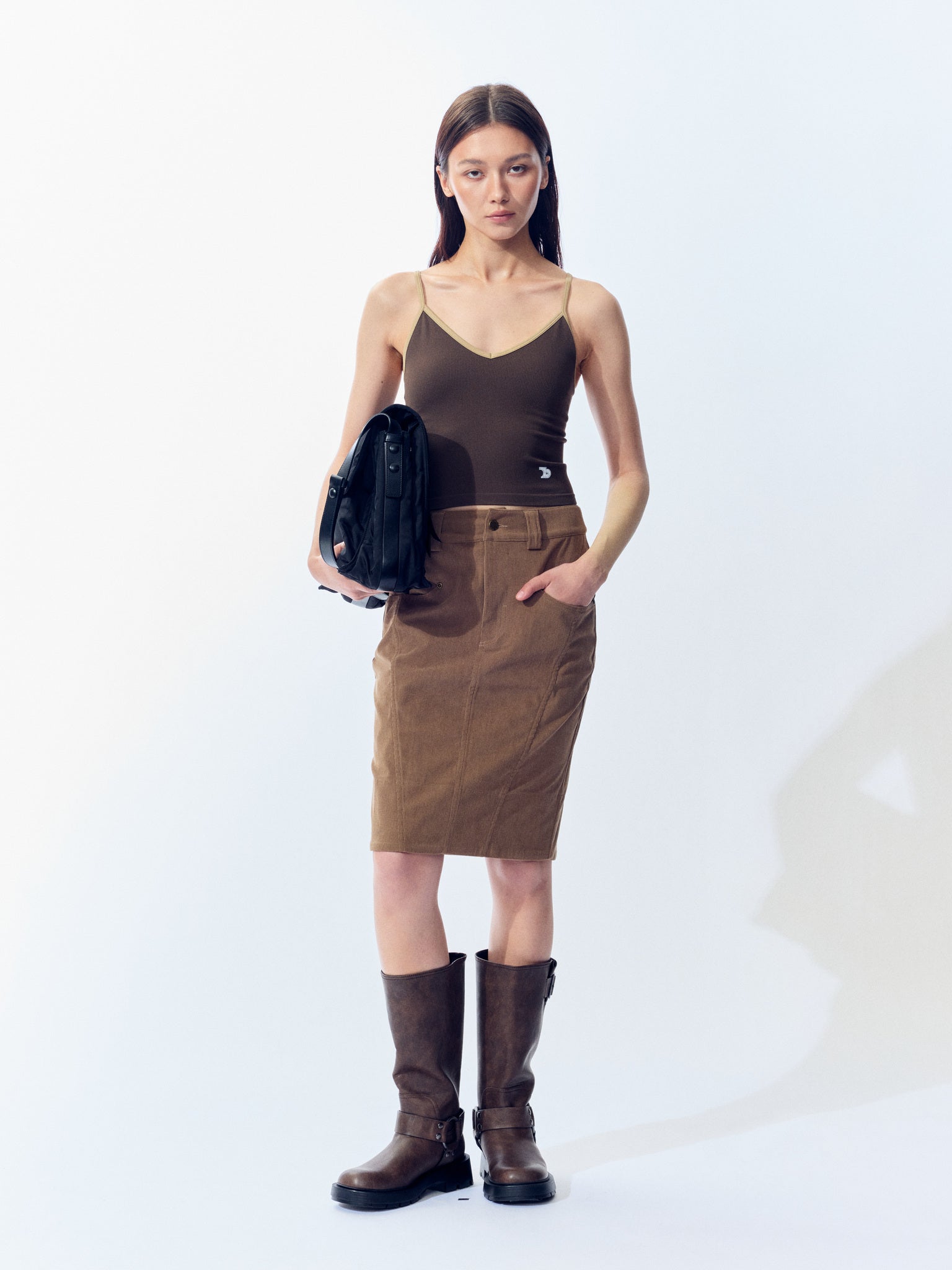 V-Neck Fixed-Pad Camisole