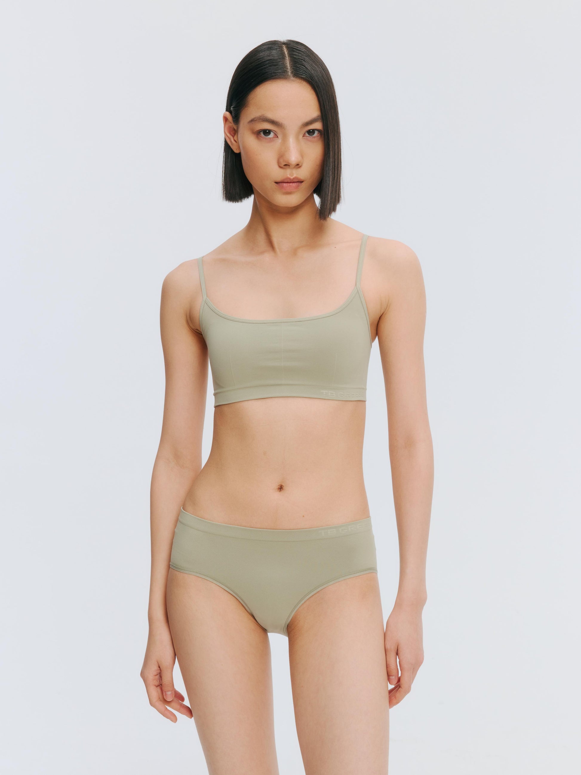 GREEEN Mid-rise Trousers - The Blender