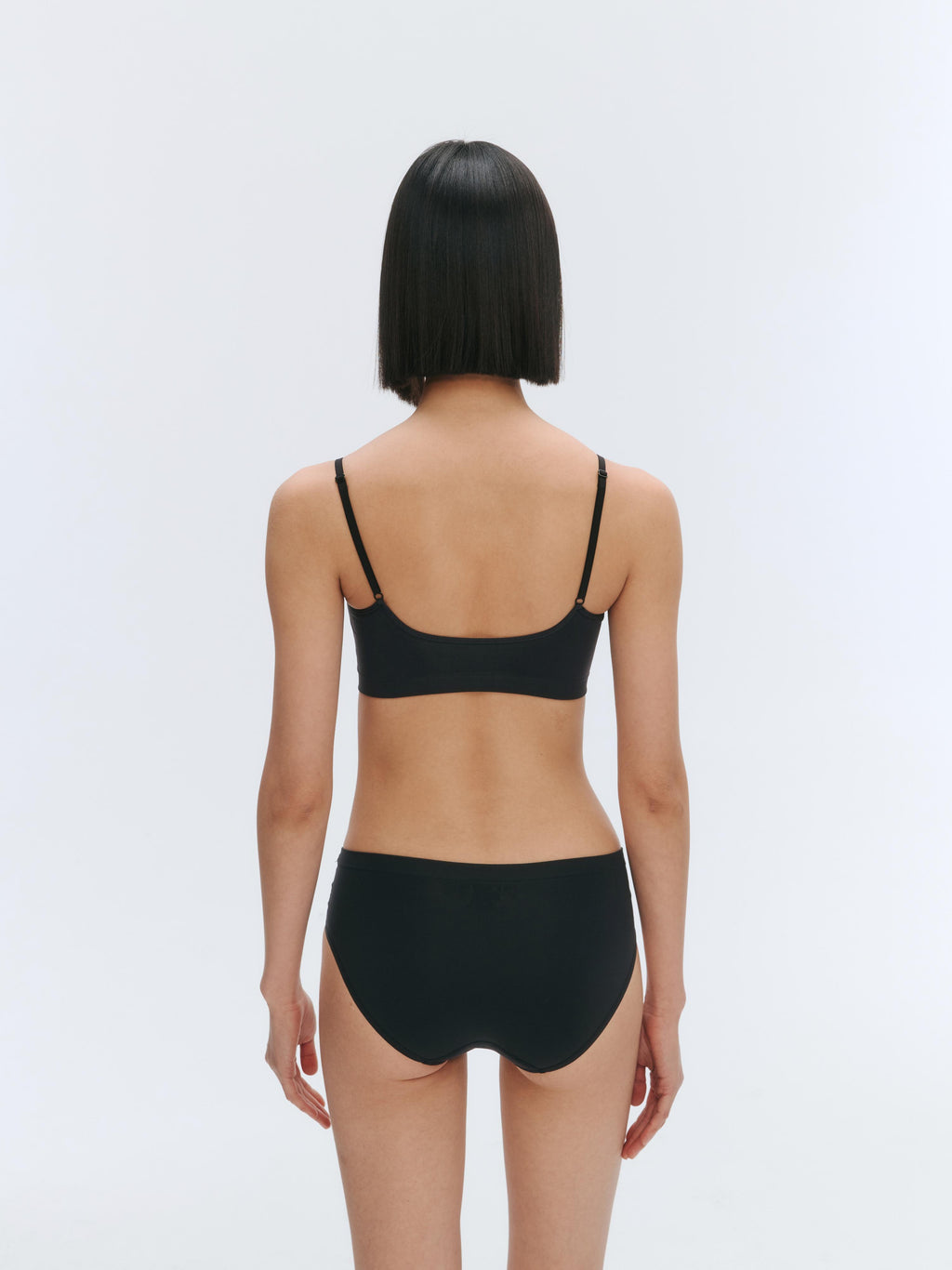 GREEEN V-neck Removable Pads Bra - The Blender