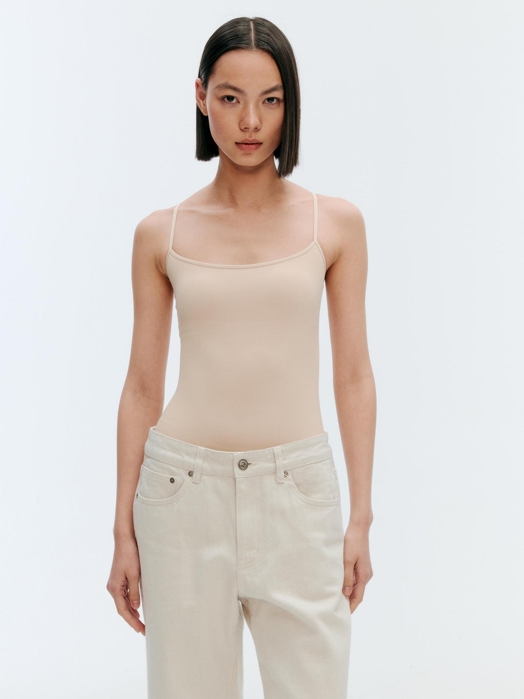 GREEEN High-Stretch Convertible Cross Strap Camisole - The Blender