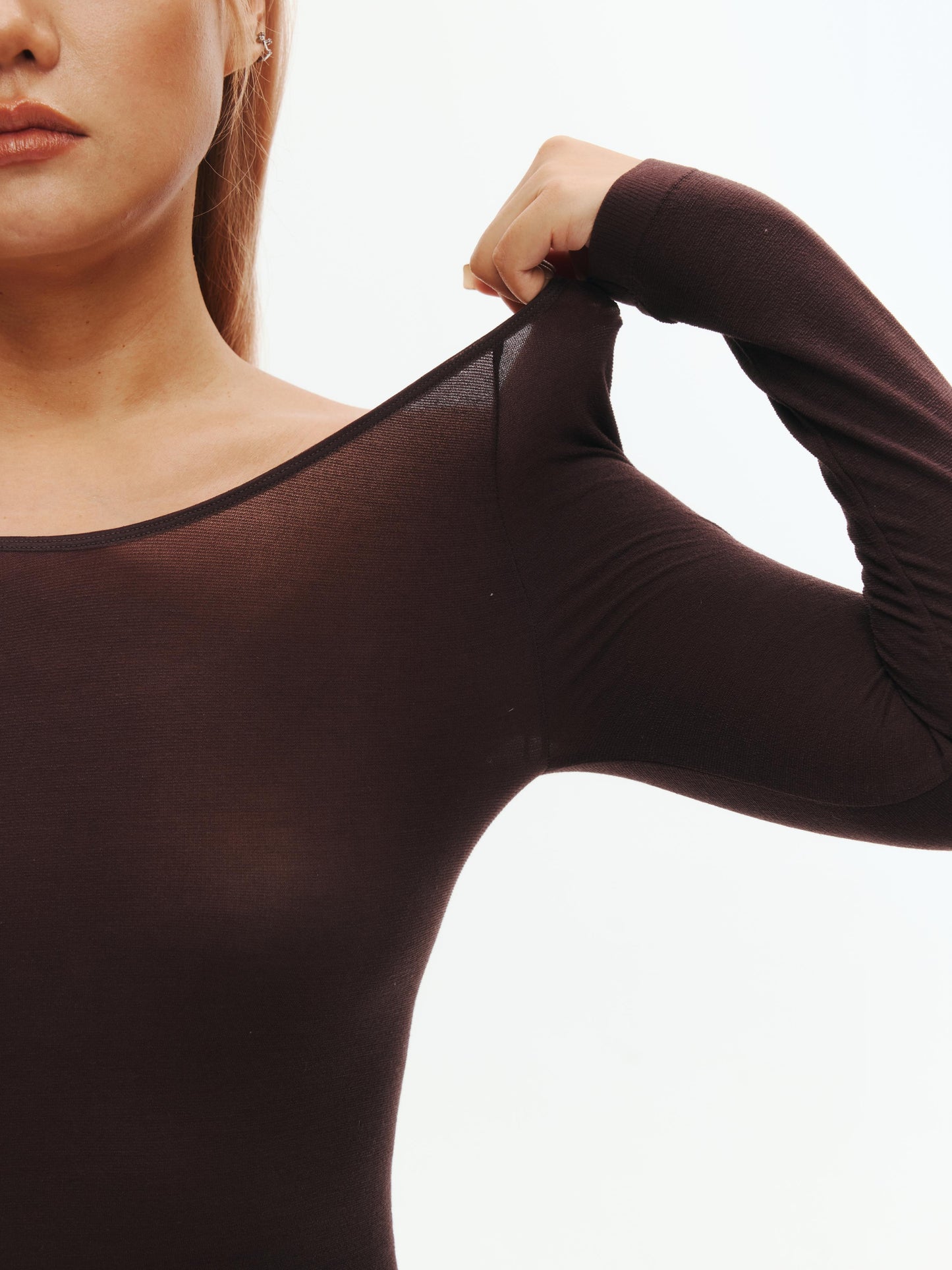 Heating Fiber Lightweight Crew Neck Thermal Top - The Blender