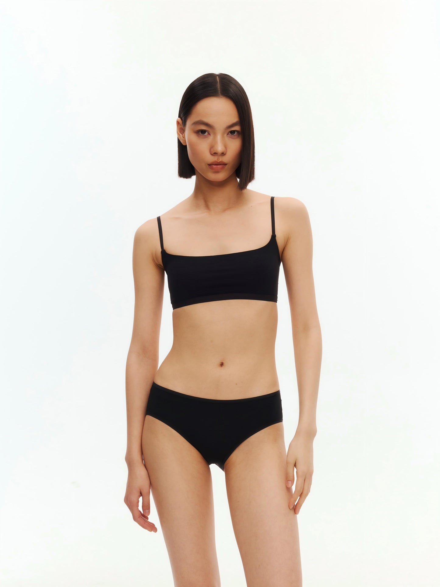 Smooth Narrow Cup Tank Bralette with Fixed Pads - The Blender