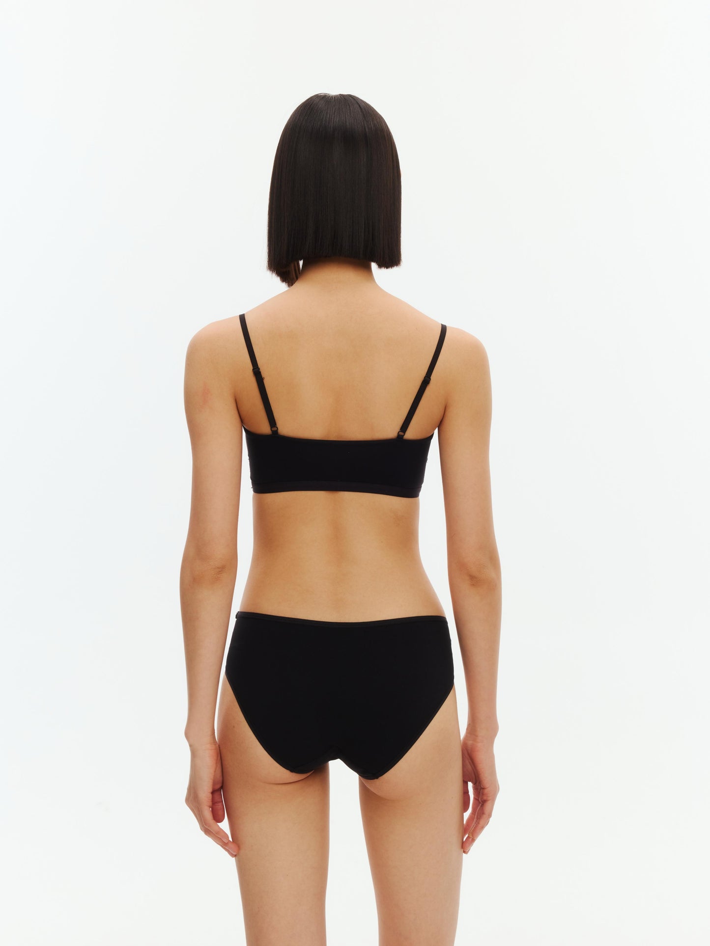 Smooth Narrow Cup Tank Bralette with Fixed Pads - The Blender