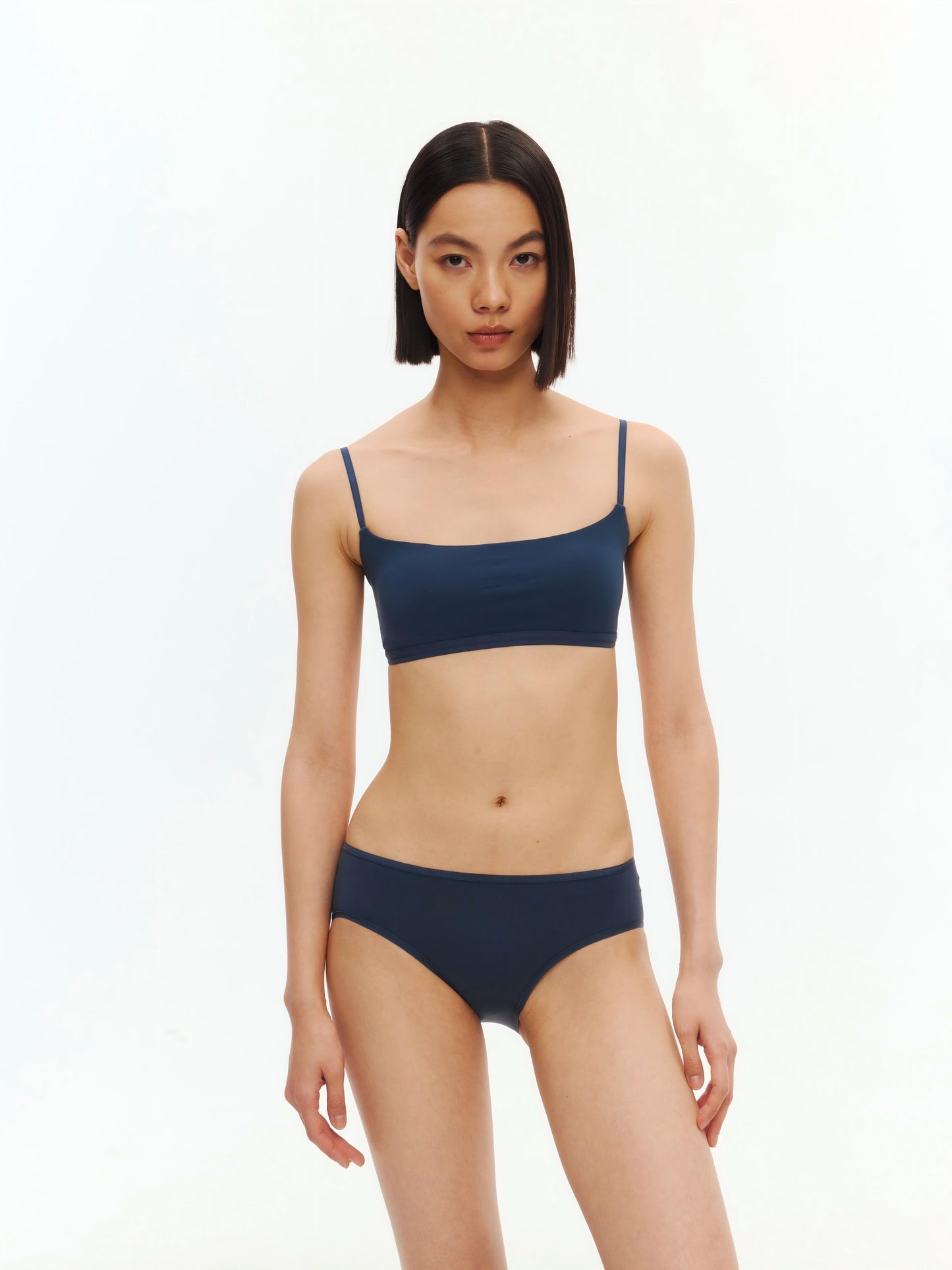 Smooth Narrow Cup Tank Bralette with Fixed Pads - The Blender