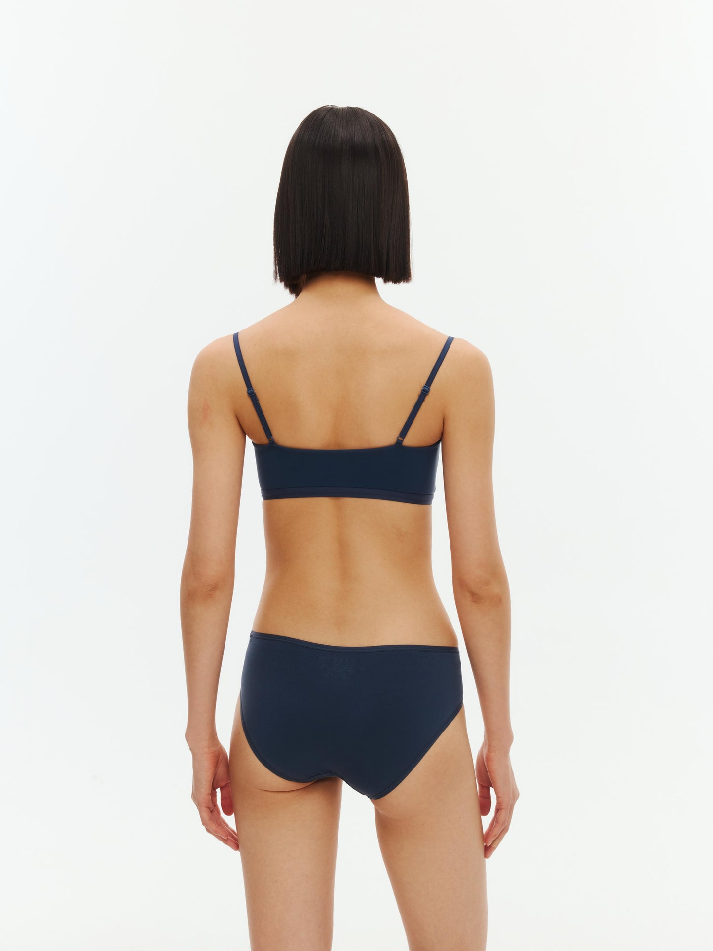 Smooth Narrow Cup Tank Bralette with Fixed Pads - The Blender