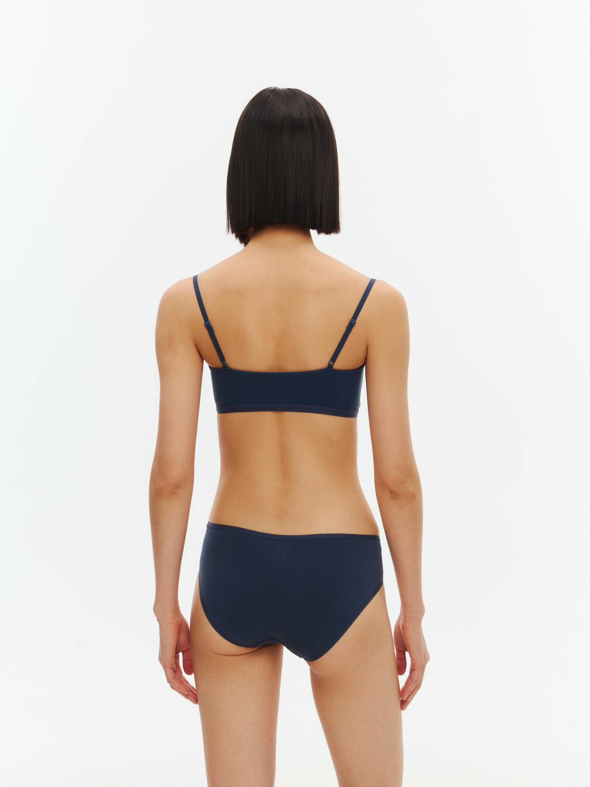 Smooth Narrow Cup Tank Bralette with Fixed Pads - The Blender