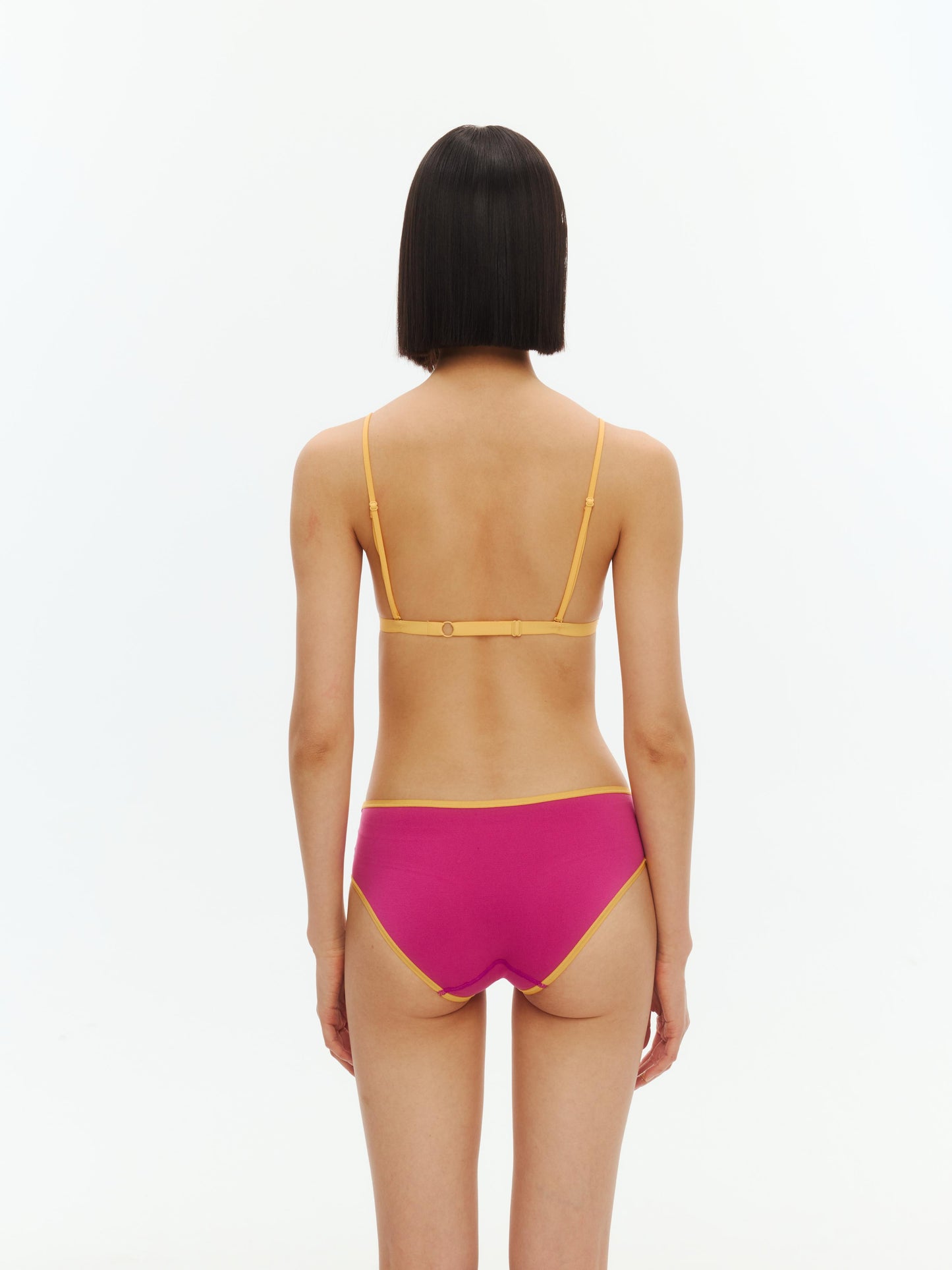 Contrast Color Comfort Low-Rise Briefs - The Blender