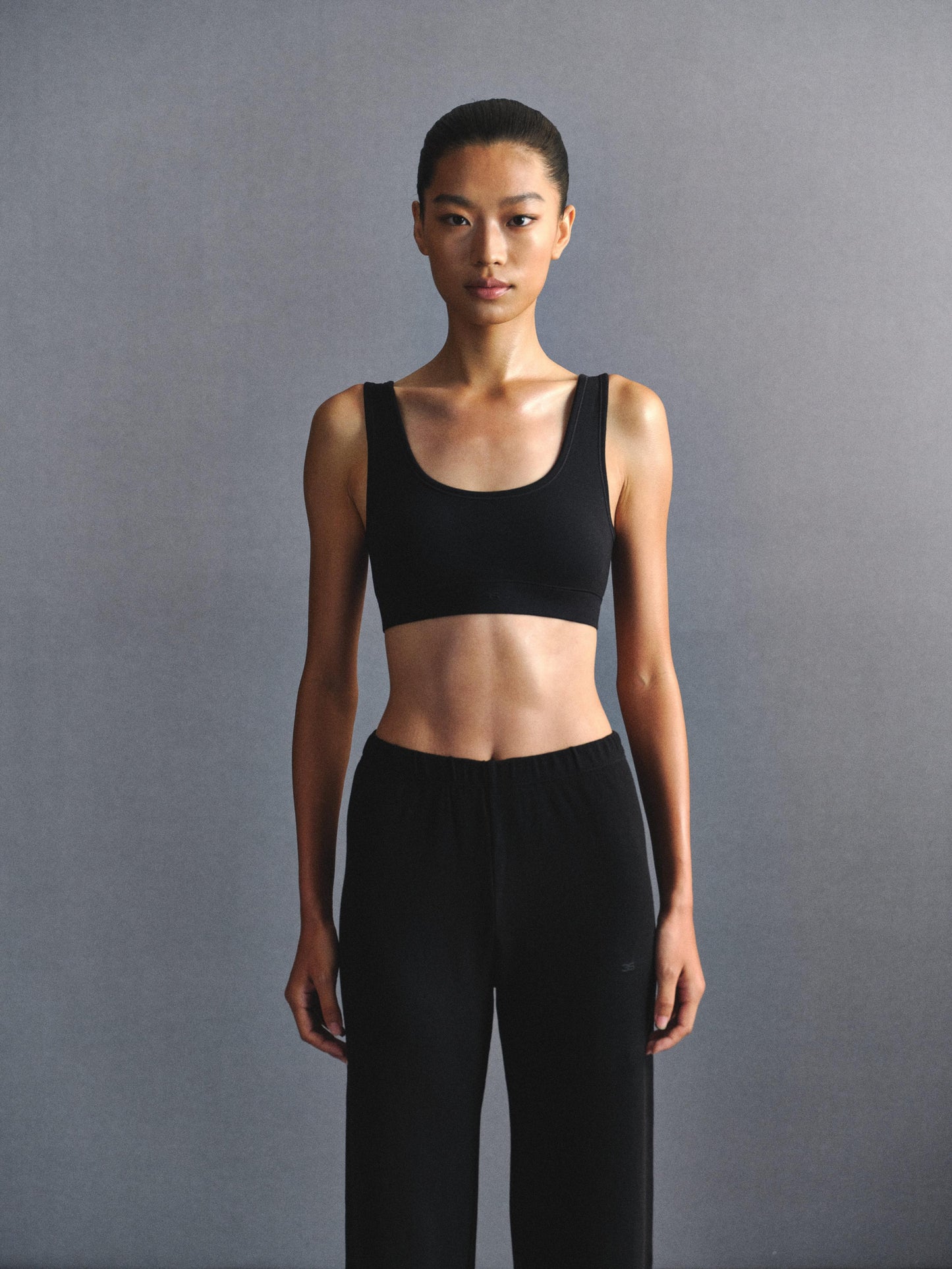 「3S」U‑Neck Open‑Back Camisole Bra
