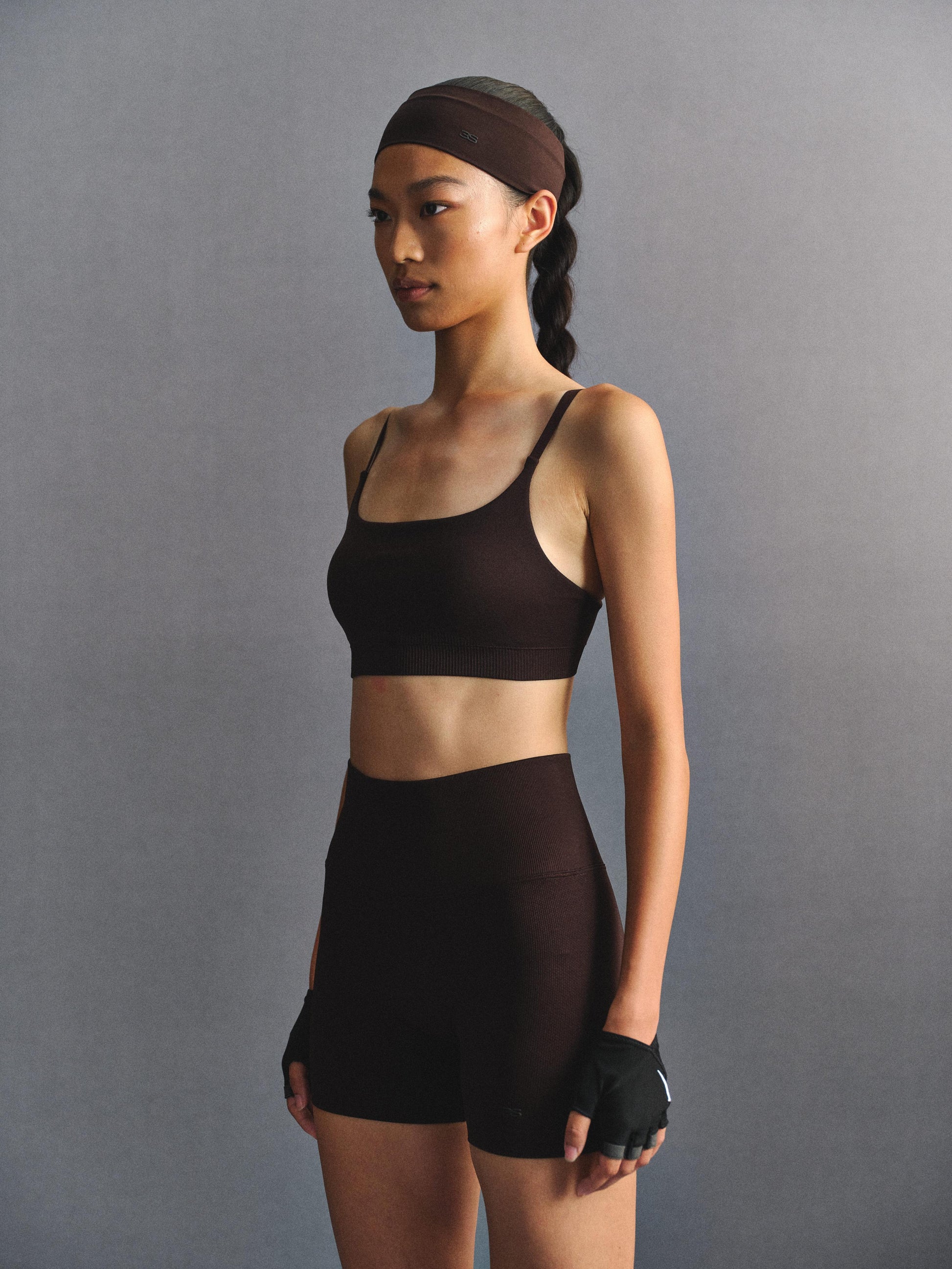 「3S」Square‑Neck Camisole Bra - The Blender