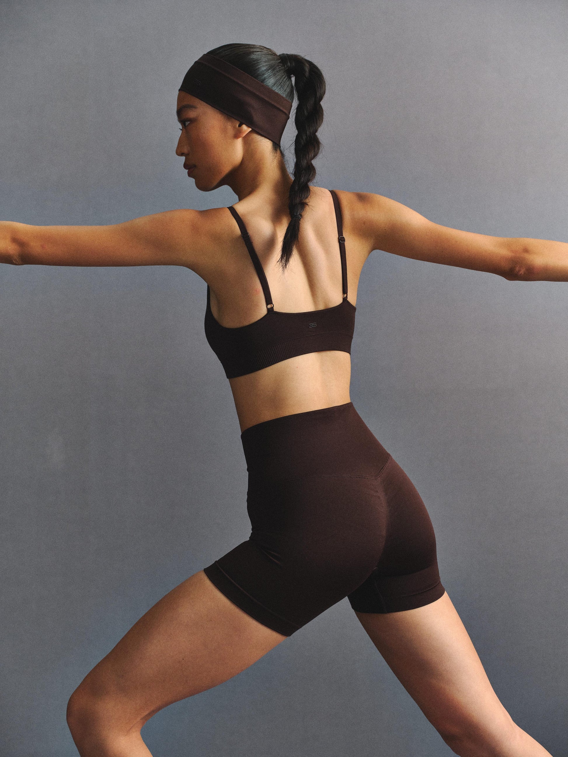 「3S」Slim‑Fit High‑Waist Shorts - The Blender