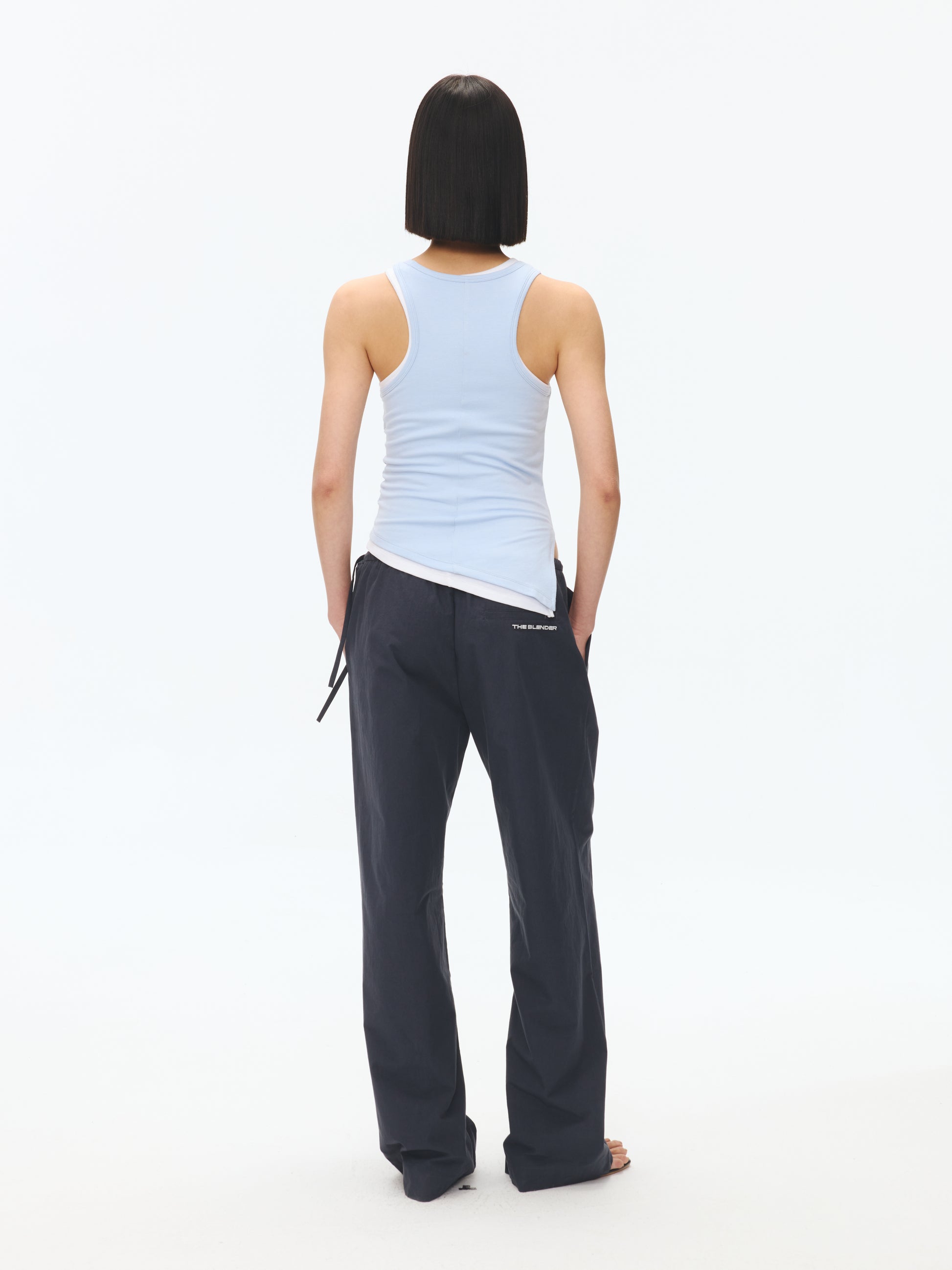 Relaxed Straight-Leg Casual Pants
