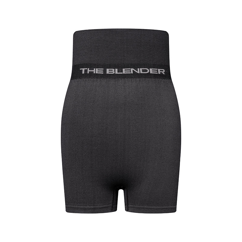 SKIN JEANS-High waisted boxer shorts - The Blender
