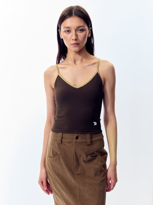 V-Neck Fixed-Pad Camisole