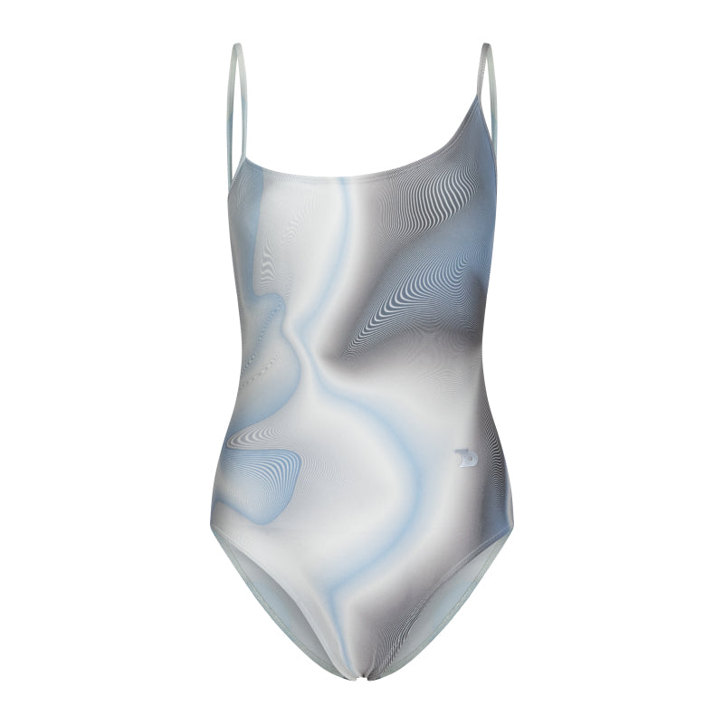 SLIVER RIVER Backless One-Shoulder Beachwear - The Blender