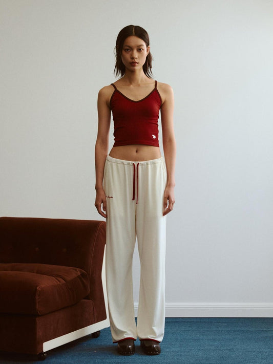 Contrast-Logo Embroidered Dralon Pants - The Blender