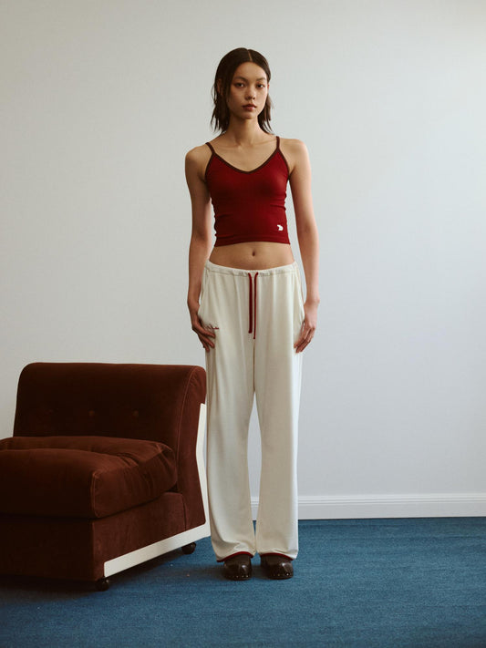 Contrast-Logo Embroidered Dralon Pants - The Blender