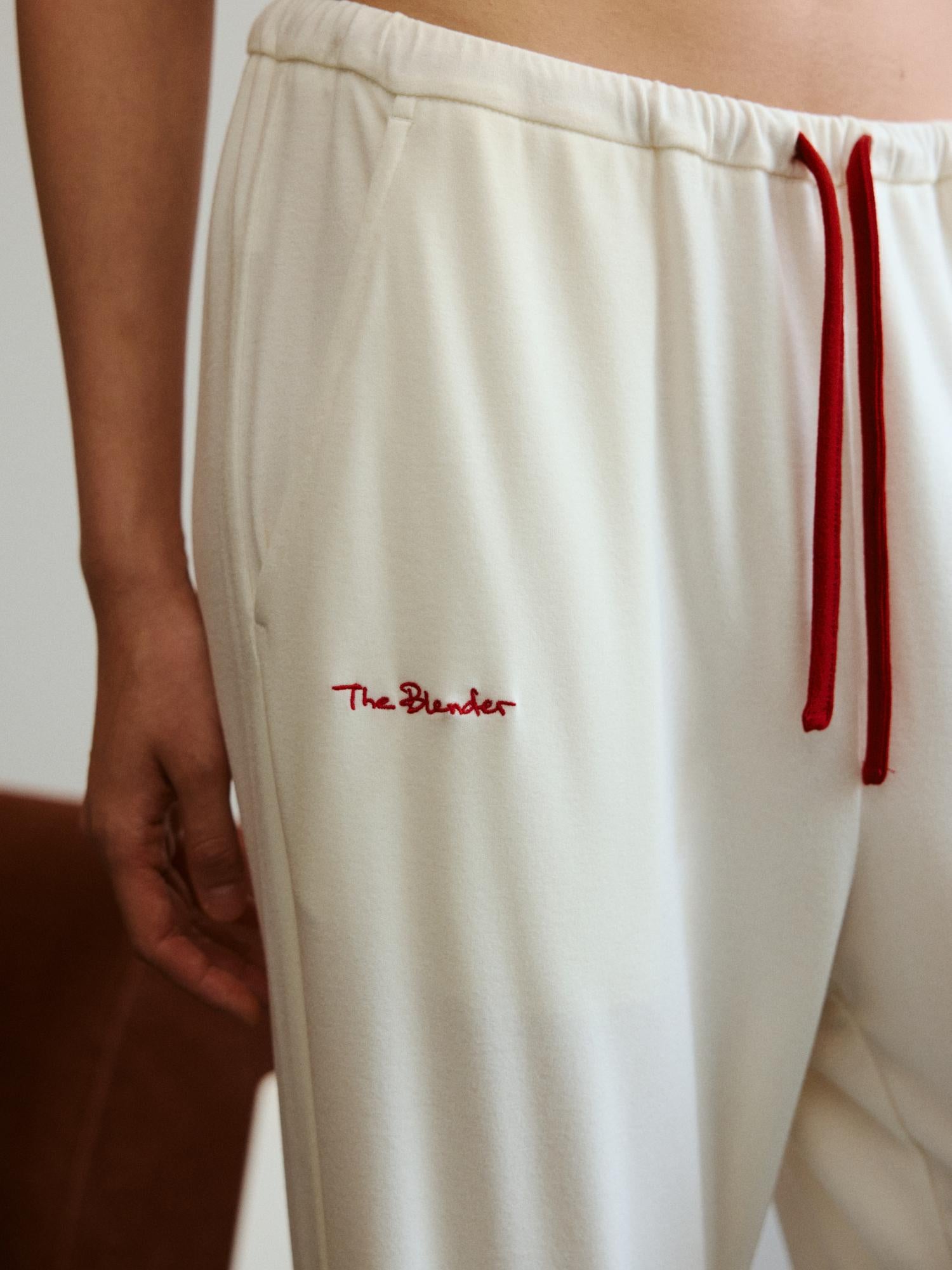 Contrast-Logo Embroidered Dralon Pants - The Blender