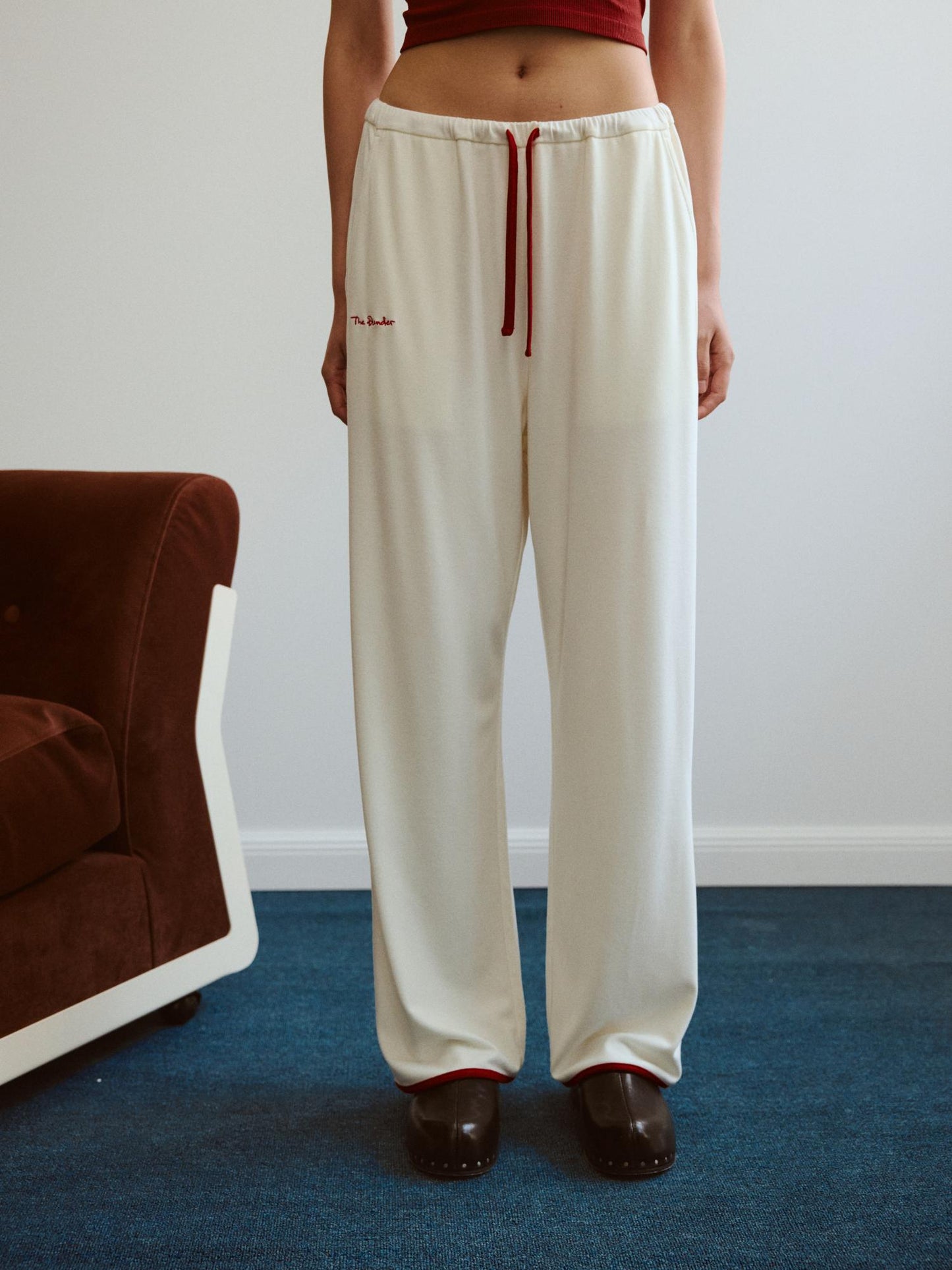 Contrast-Logo Embroidered Dralon Pants - The Blender