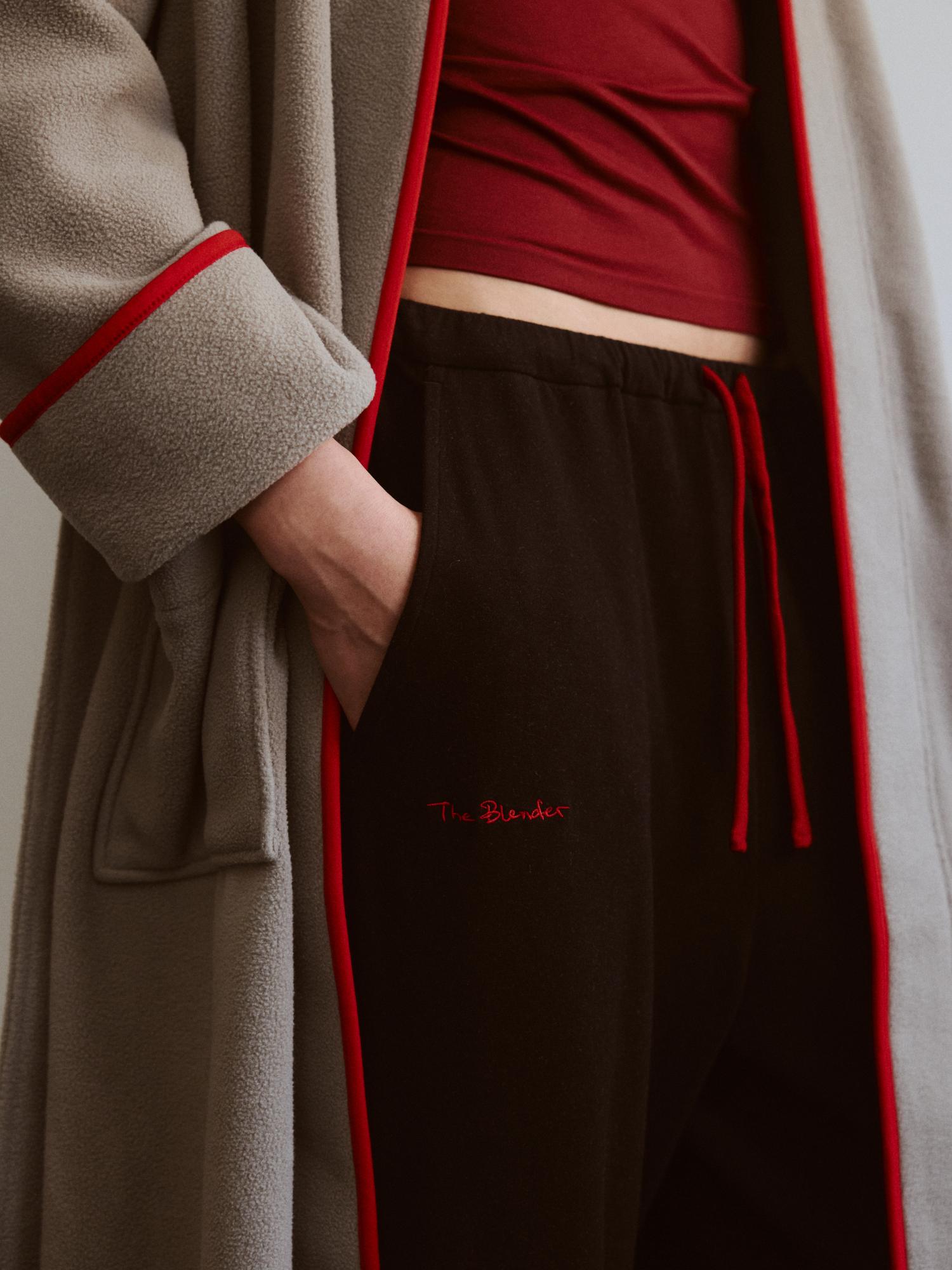 Contrast-Logo Embroidered Dralon Pants - The Blender