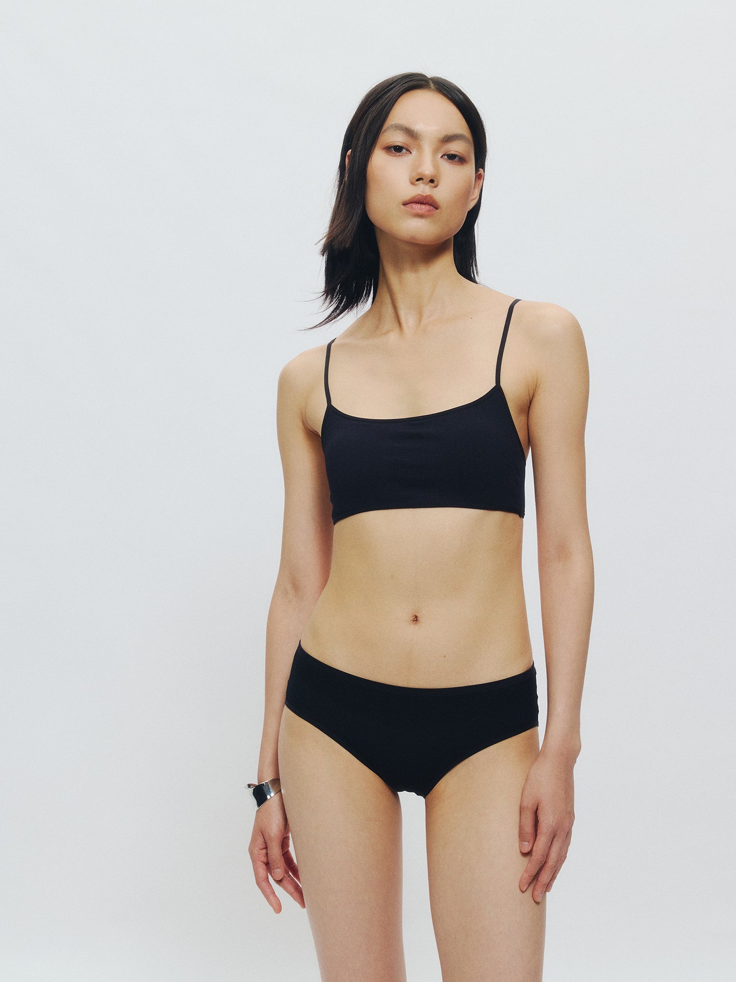 Flat Neck Narrow Cup Tank Bra - The Blender