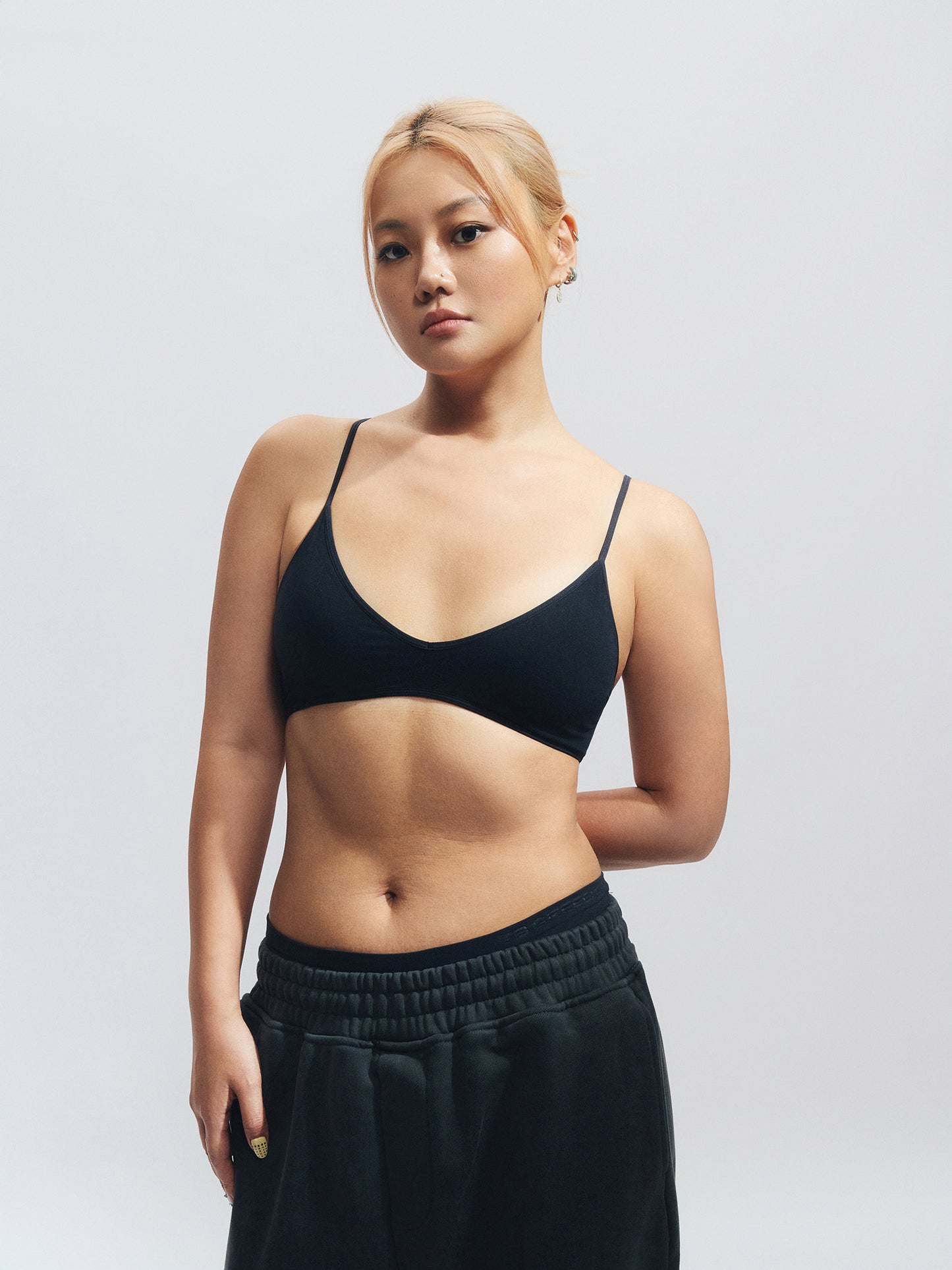 GREEEN Deep V-Neck Vest Bra - The Blender