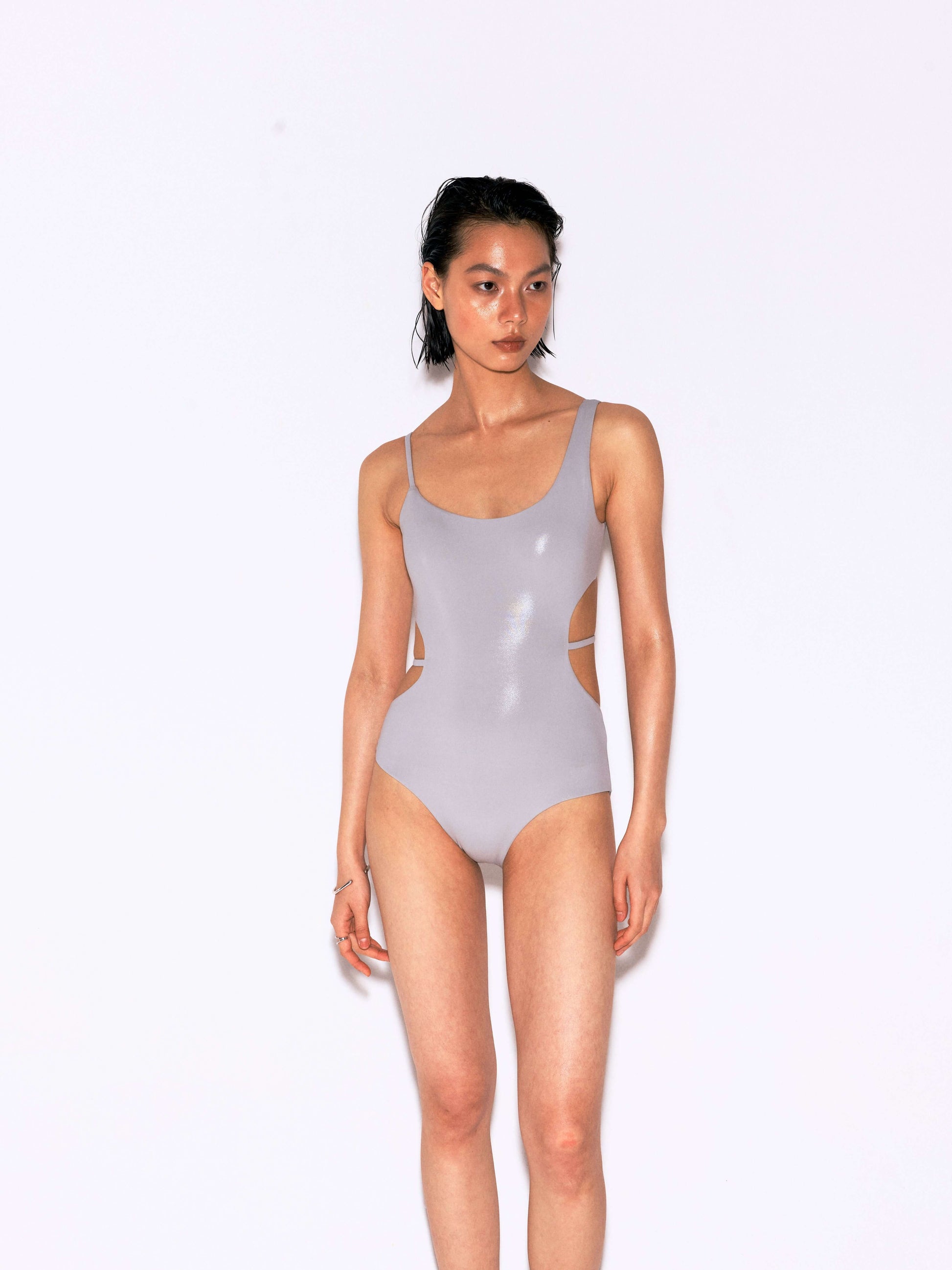 Asymmetrical One-Piece Swimsuit