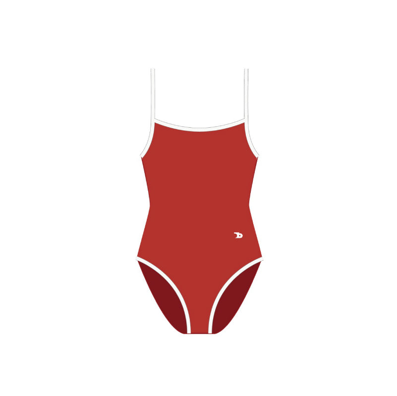 Clashing colors one-piece swimming costume - The Blender