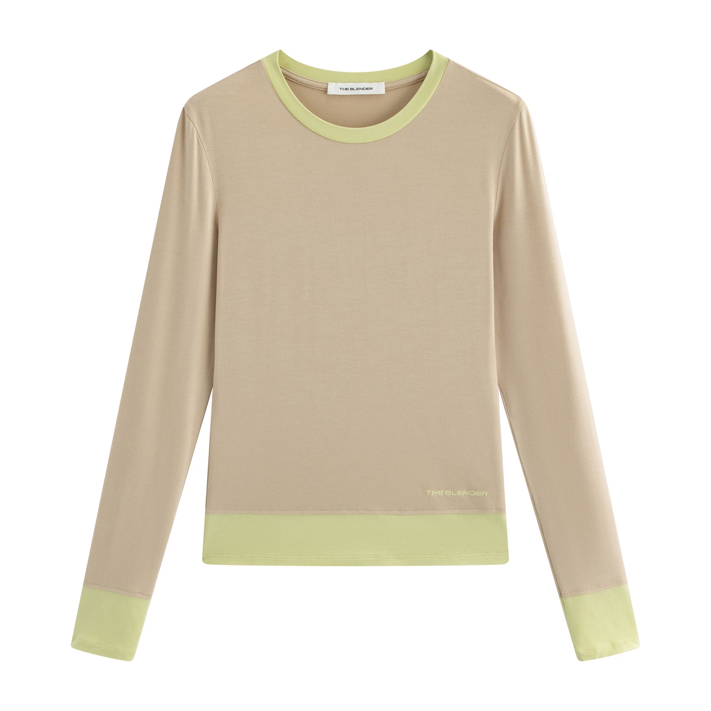 Color-Block Long Sleeve T-Shirt - The Blender