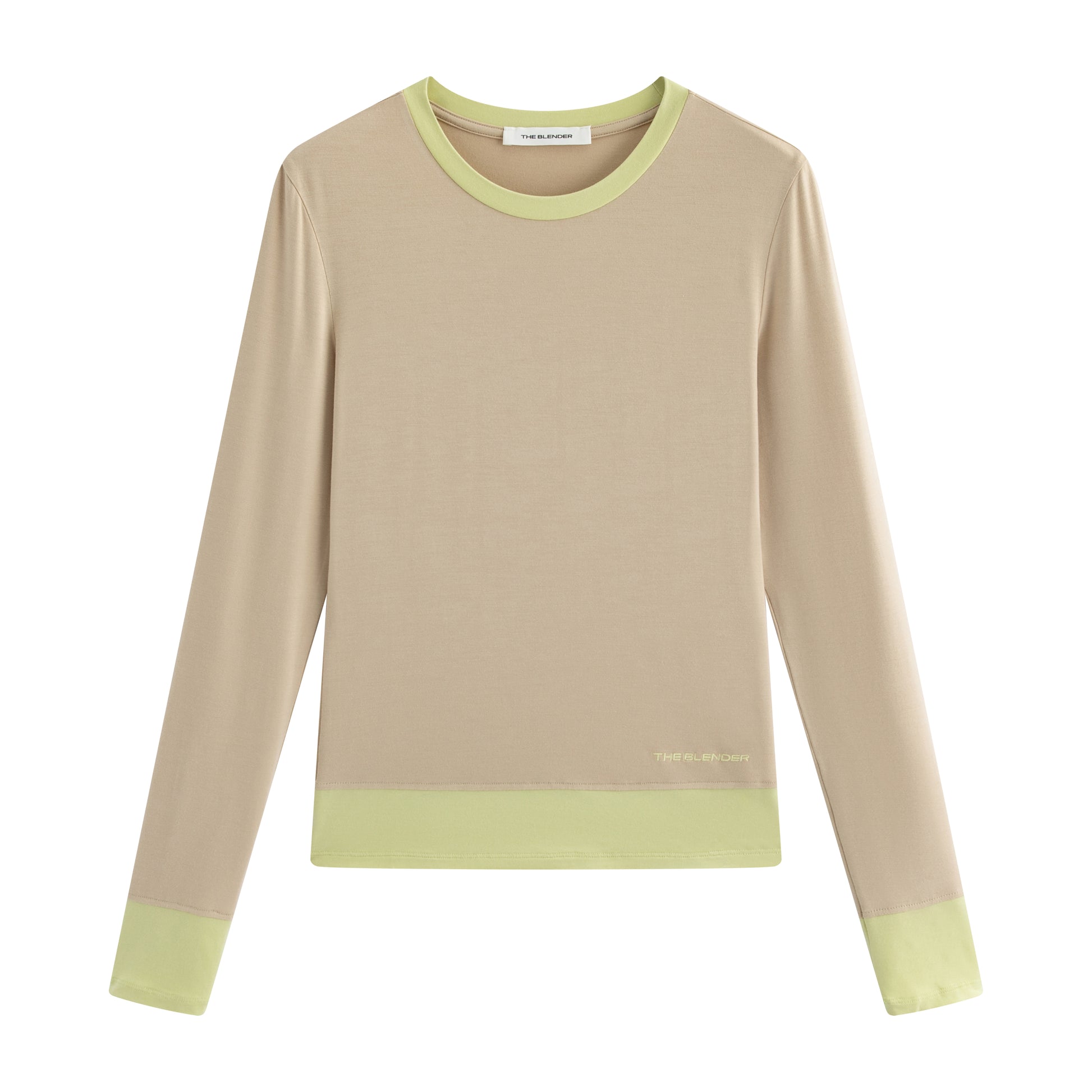 Color-Block Long Sleeve T-Shirt - The Blender