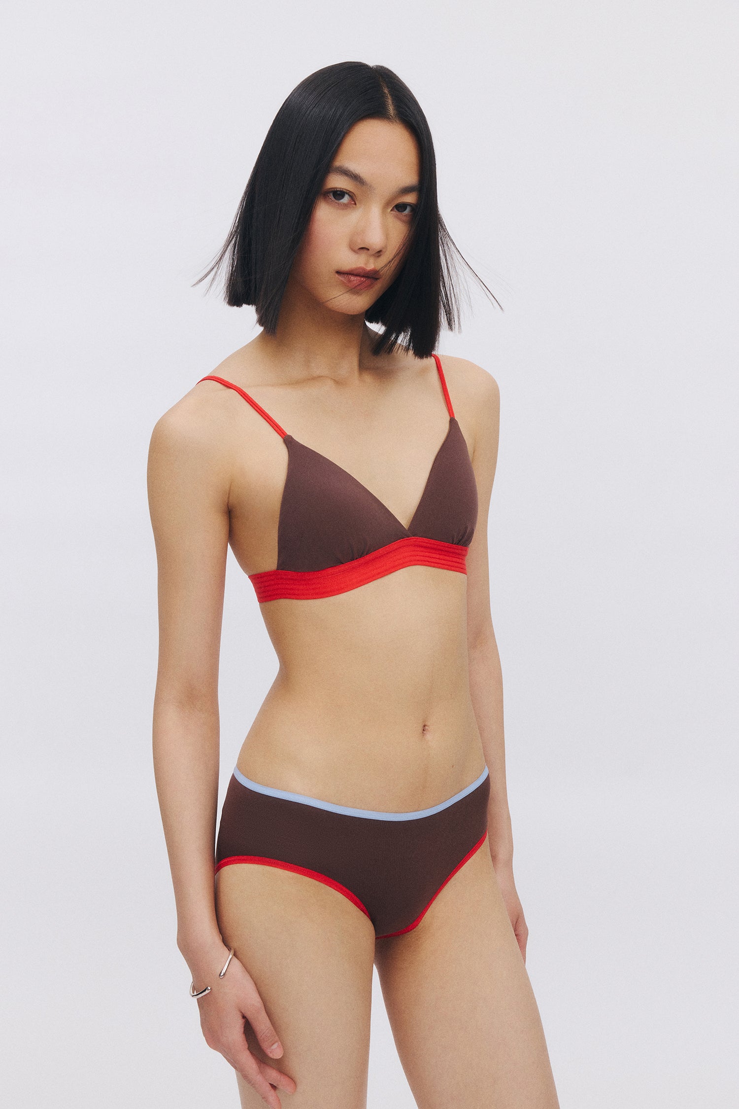 Mid-Rise Color-Block Briefs - The Blender