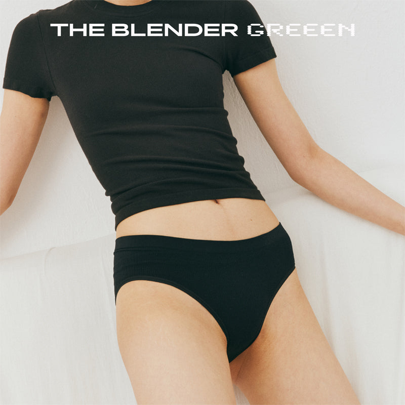 GREEEN Mid-rise Trousers（Ribbed model） - The Blender