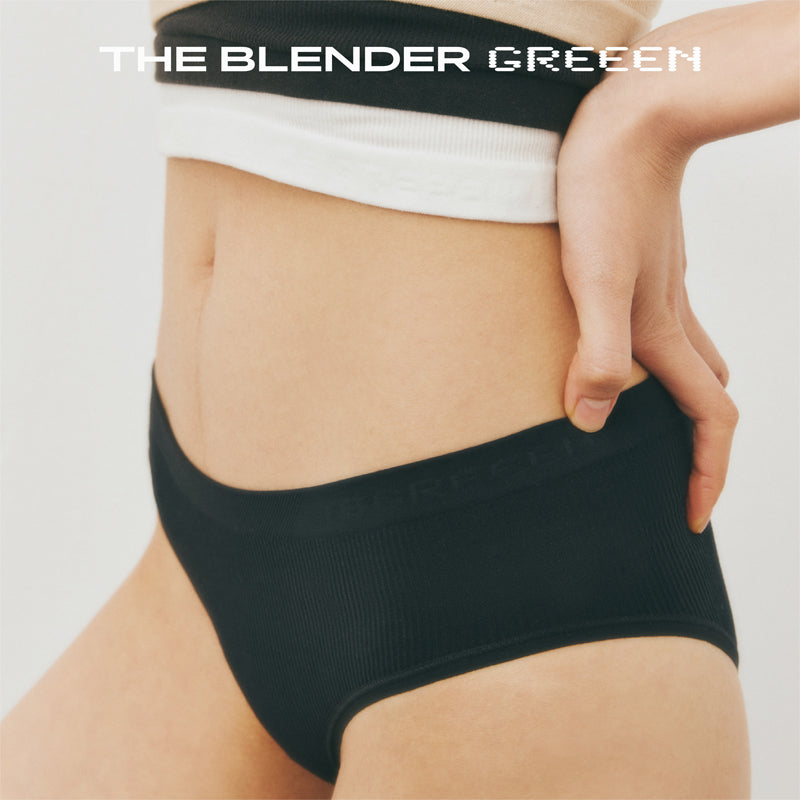 GREEEN Mid-rise Trousers（Ribbed model） - The Blender