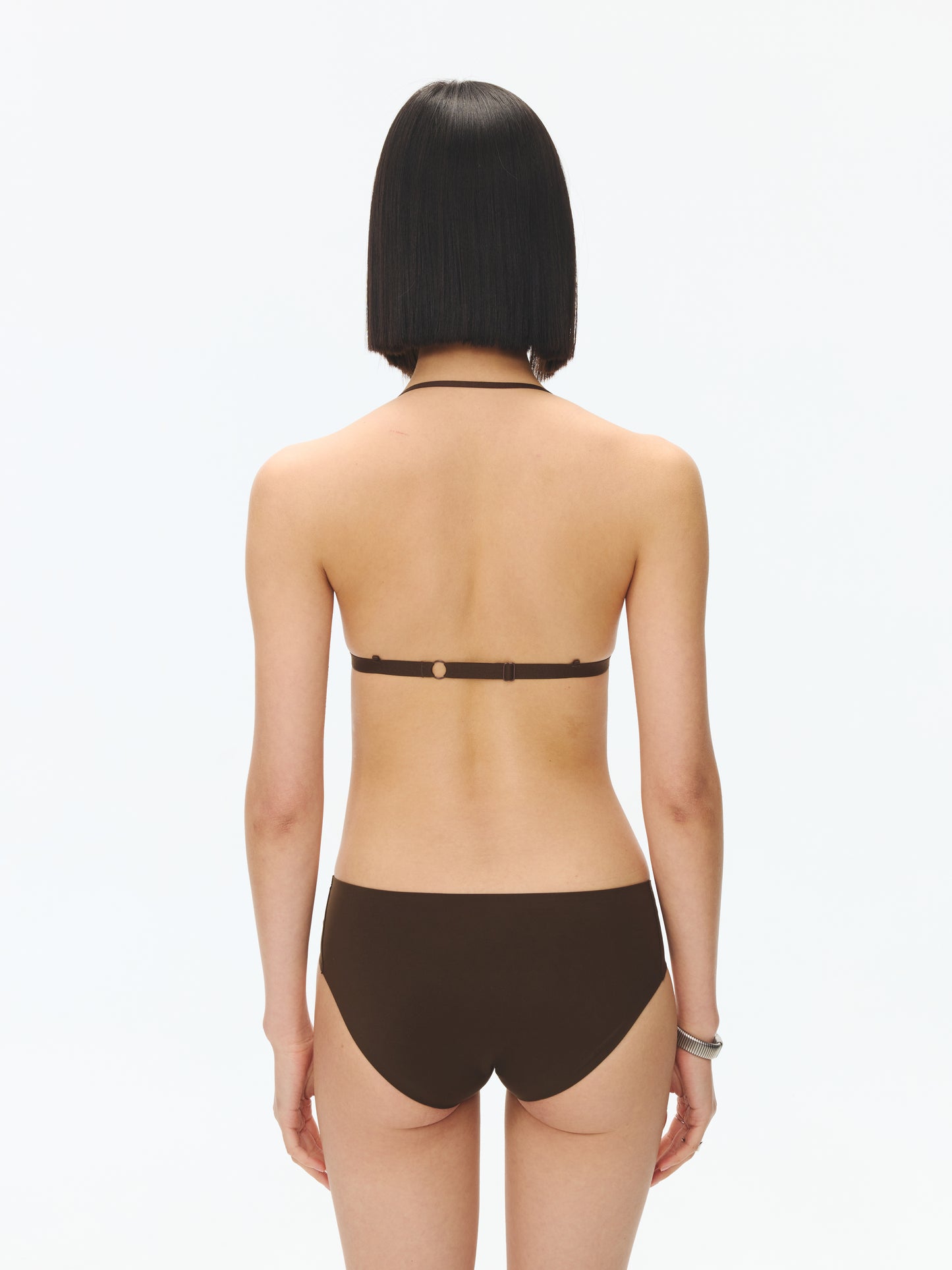 Hollow out triangle cup bra - The Blender