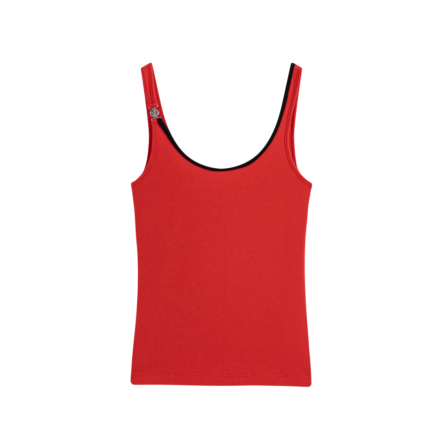 Contrast Trim Open Back Loose Fit Cami Top - The Blender
