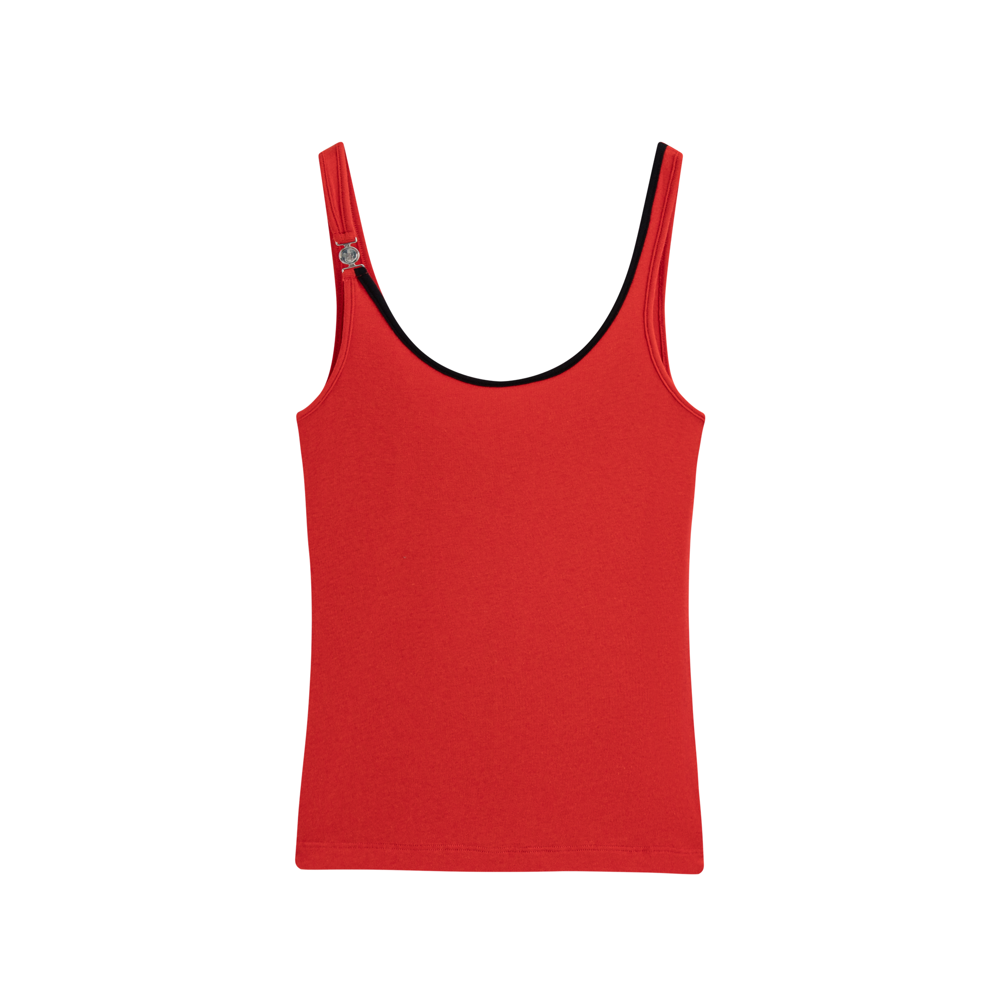 Contrast Trim Open Back Loose Fit Cami Top - The Blender